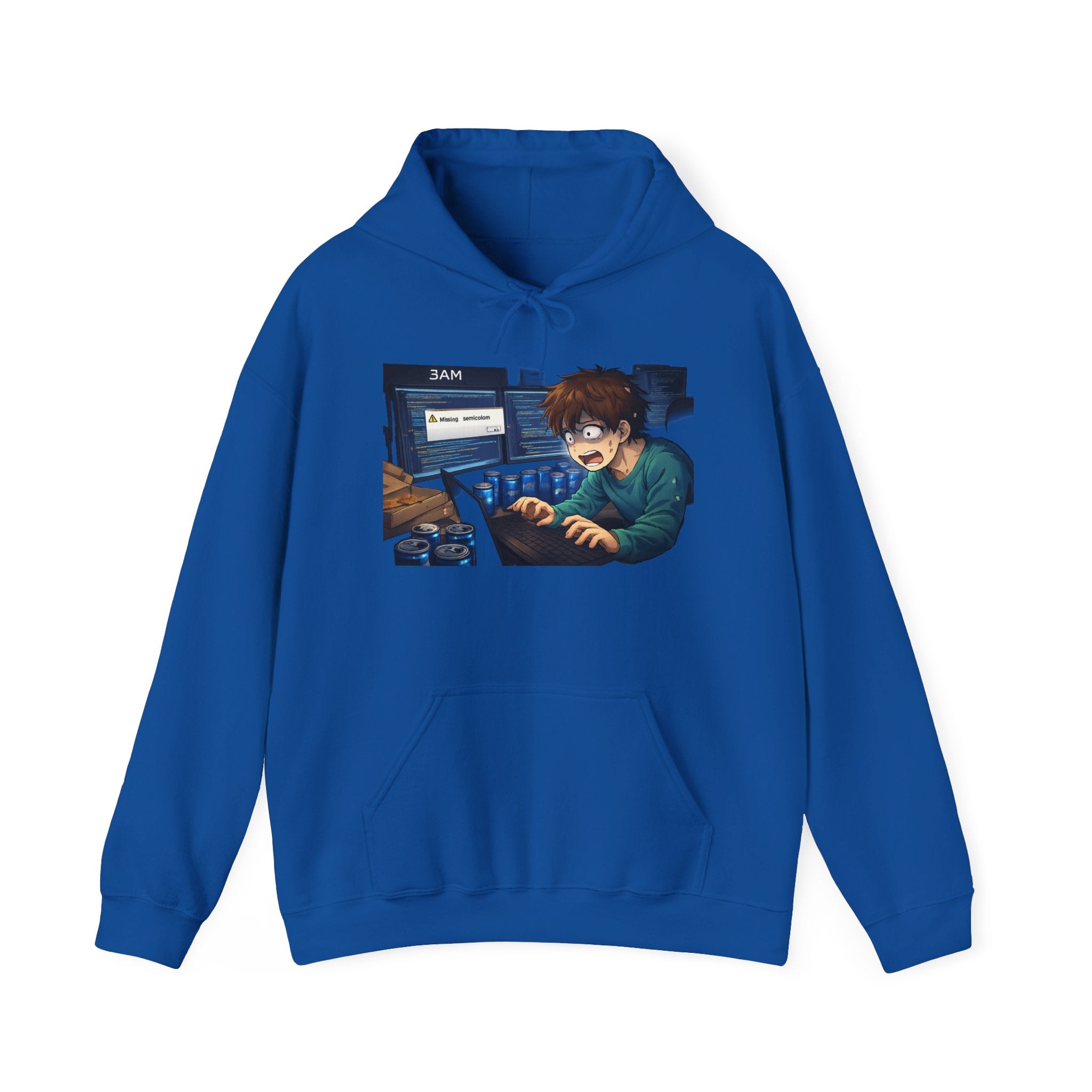 Missing Semicolon 3AM Programmer Hoodie - Developer Humor Gift