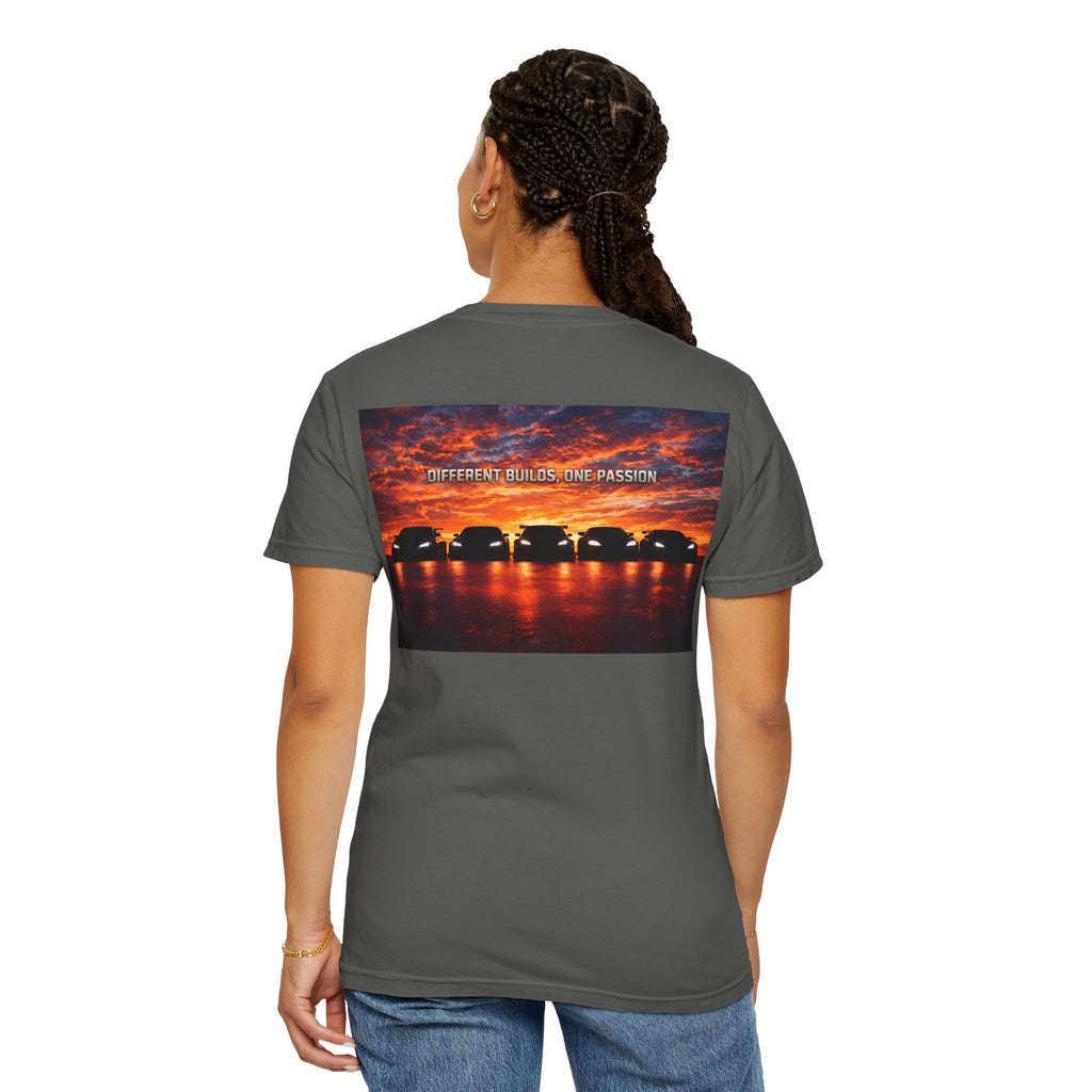 Car Enthusiast T-Shirt — "Different Builds, One Passion" JDM Tuning Tee