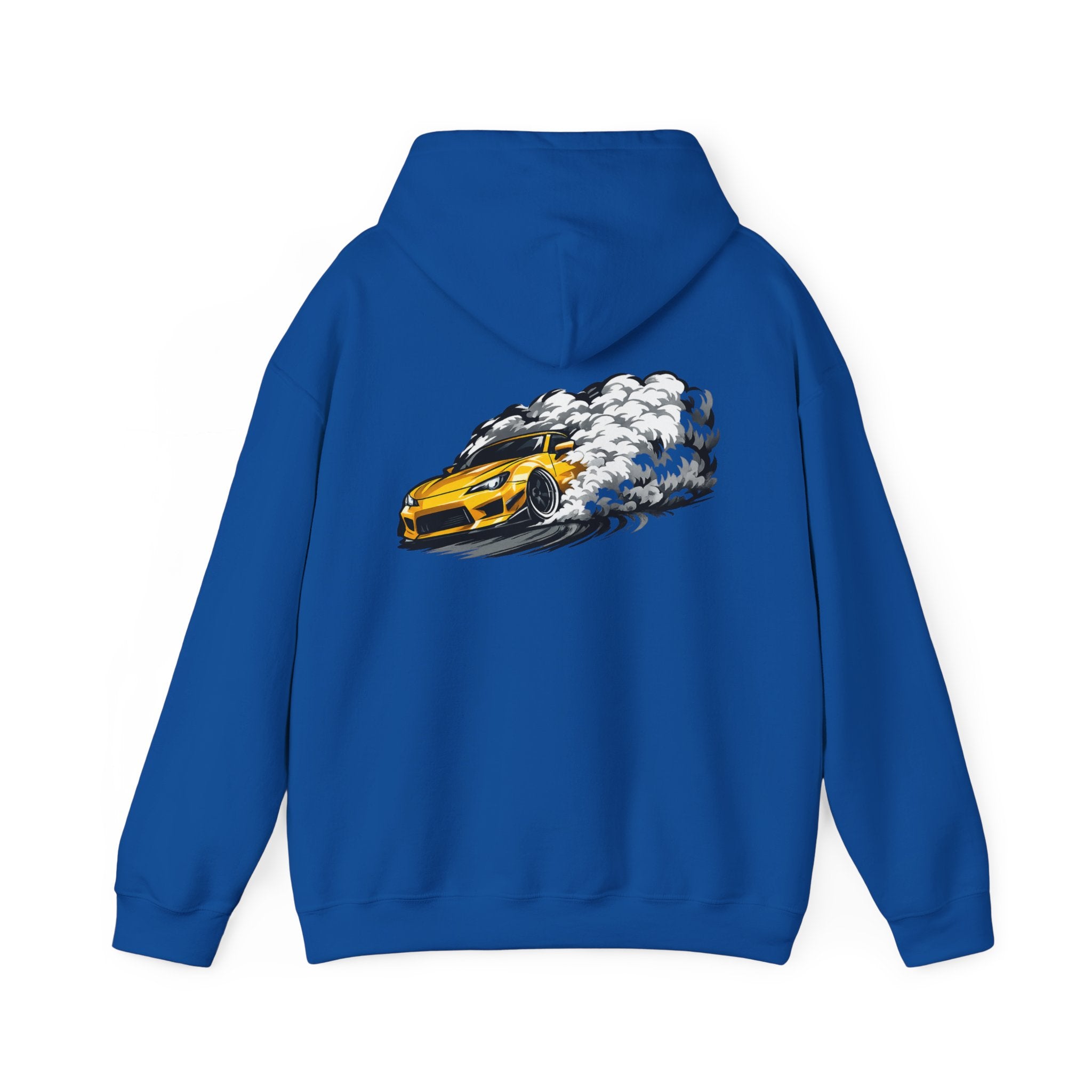 Golden Drift Yellow Car Hoodie