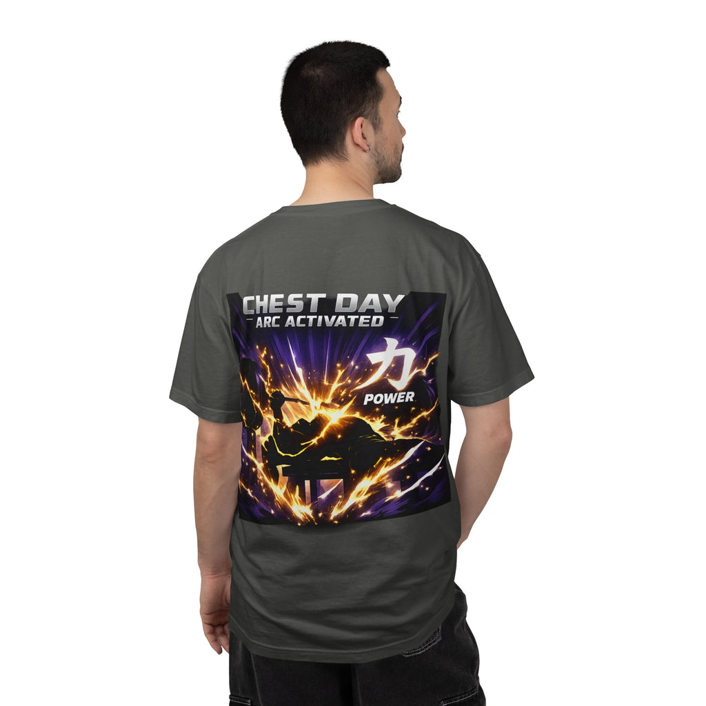 Chest Day Arc Activated Men’s Power Kanji Gym T-Shirt