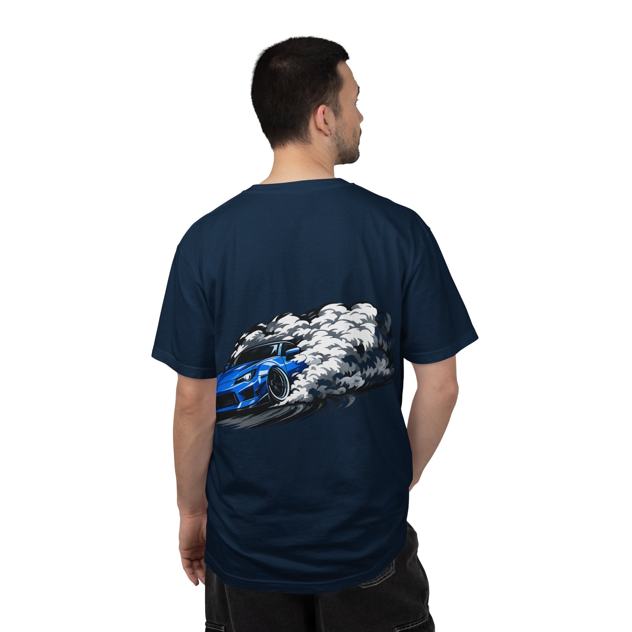 Blue Thunder Drift T-Shirt — Blue Drift Car Design