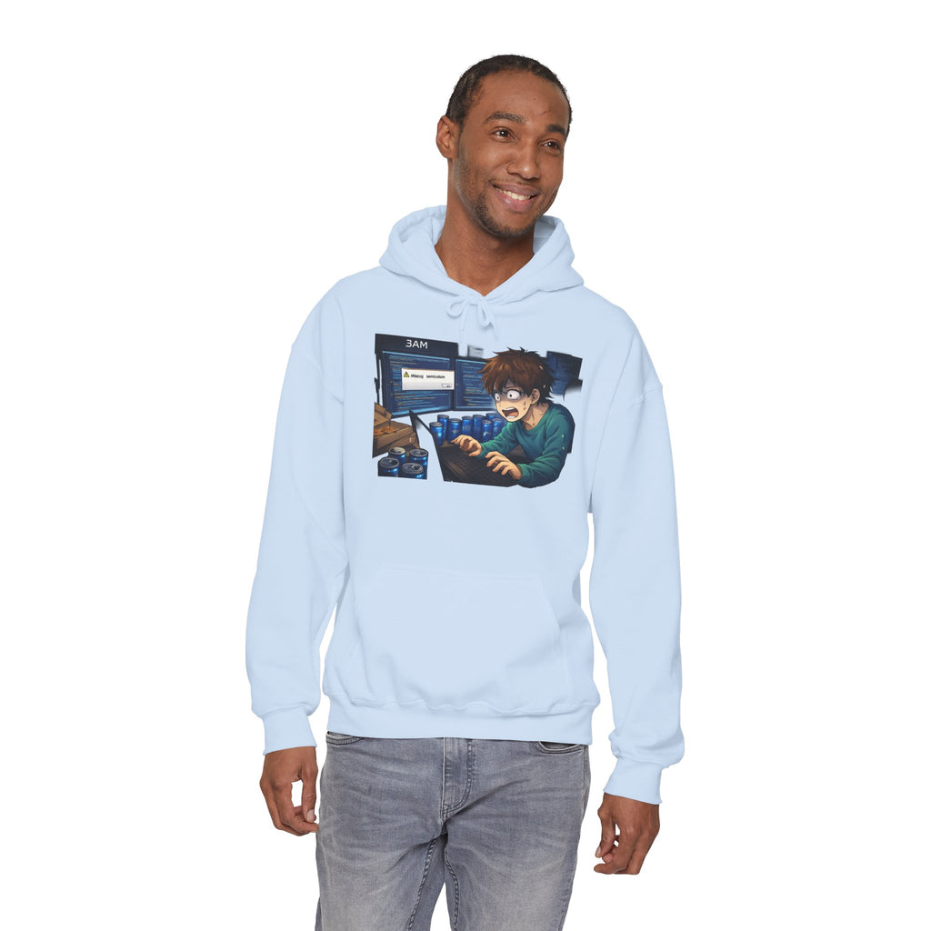 Missing Semicolon 3AM Programmer Hoodie - Developer Humor Gift