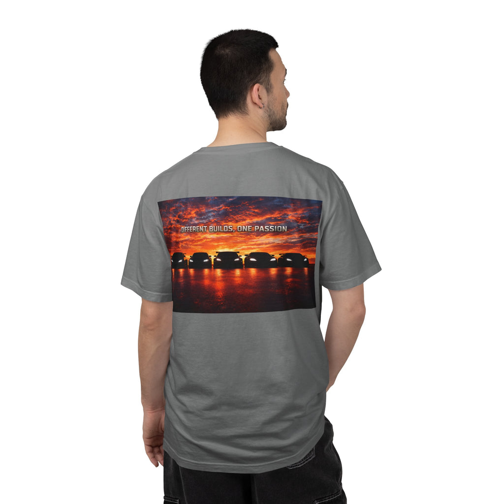 Car Enthusiast T-Shirt — "Different Builds, One Passion" JDM Tuning Tee