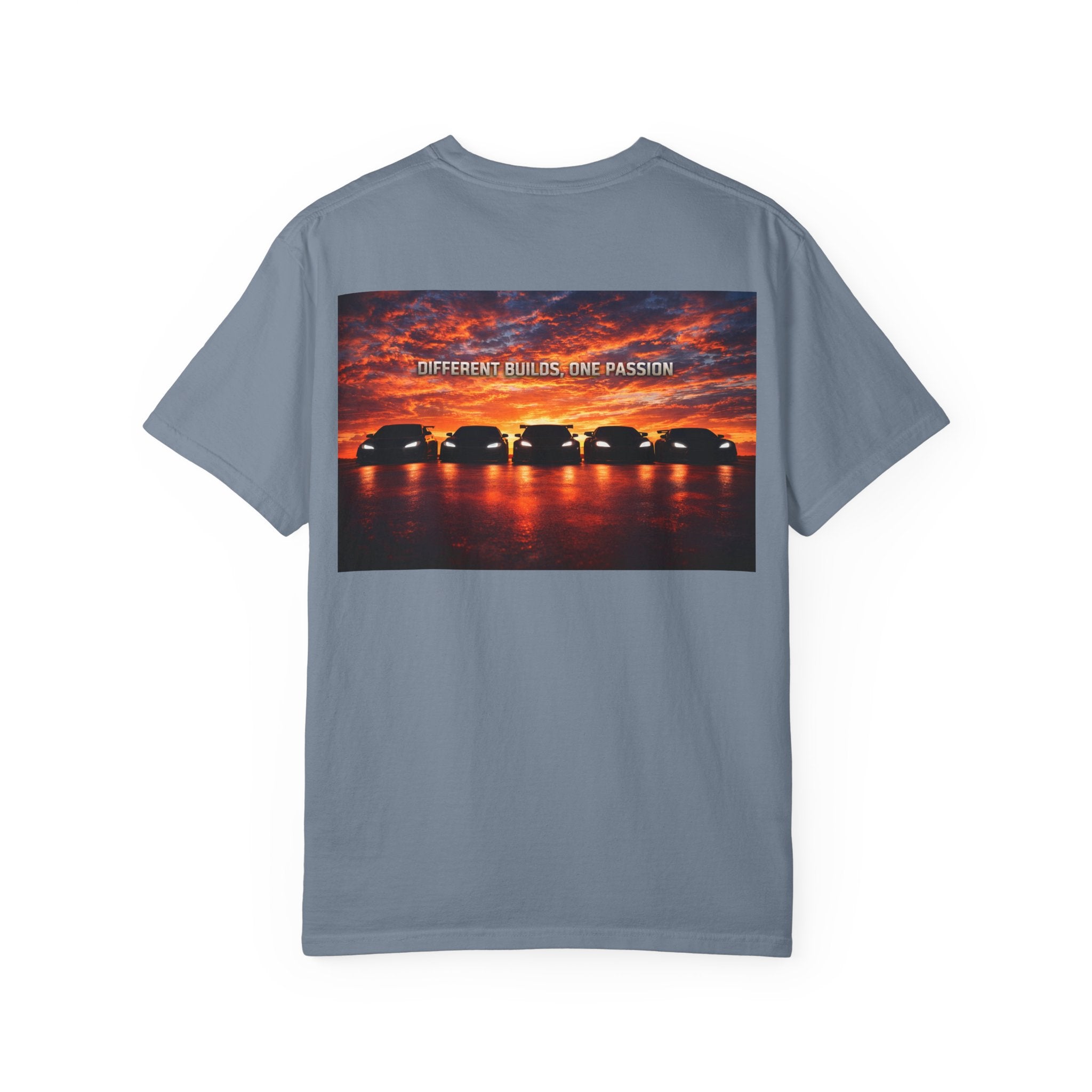 Car Enthusiast T-Shirt — "Different Builds, One Passion" JDM Tuning Tee
