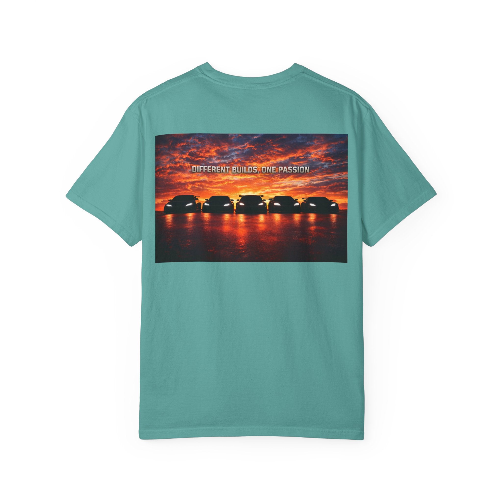 Car Enthusiast T-Shirt — "Different Builds, One Passion" JDM Tuning Tee
