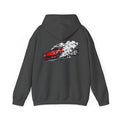 Red Fury Drift Hoodie — Modified Wide-Body JDM Car Design