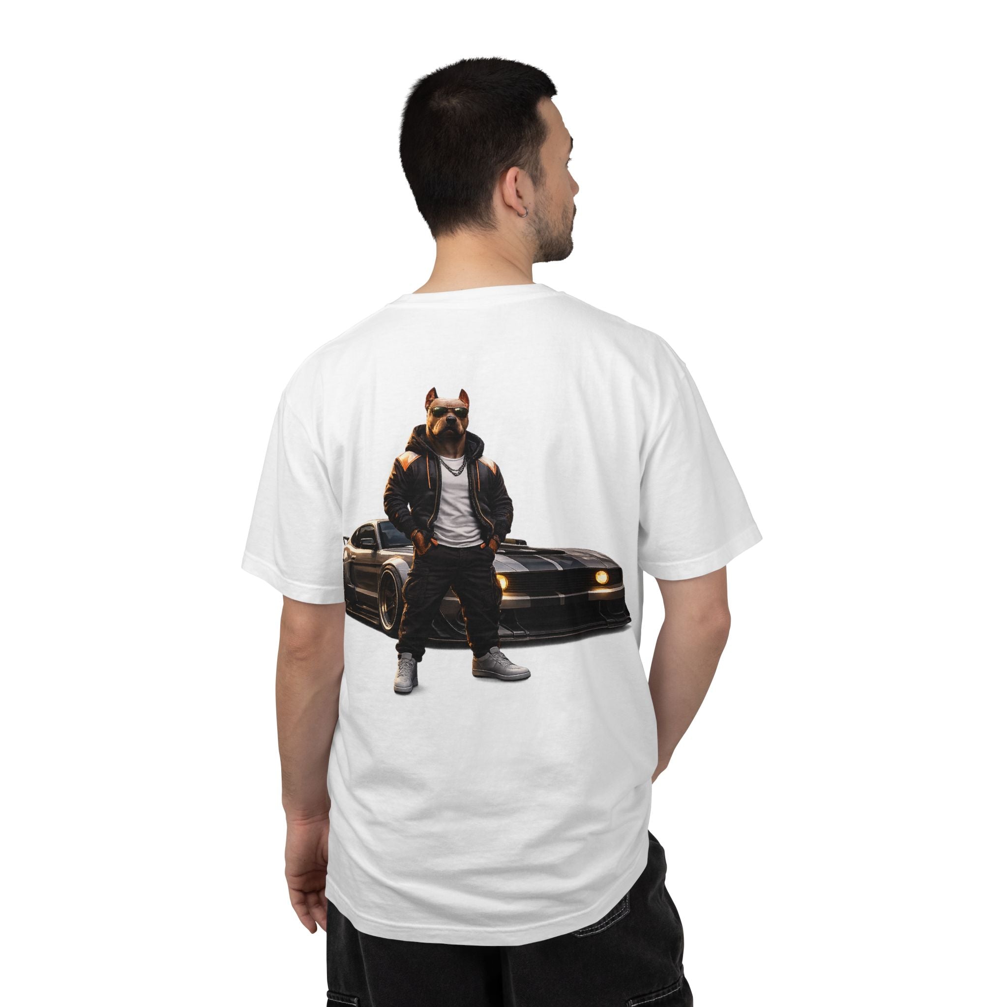 Cool Pitbull Streetwear Custom Widebody Car Streetwear T‑Shirt