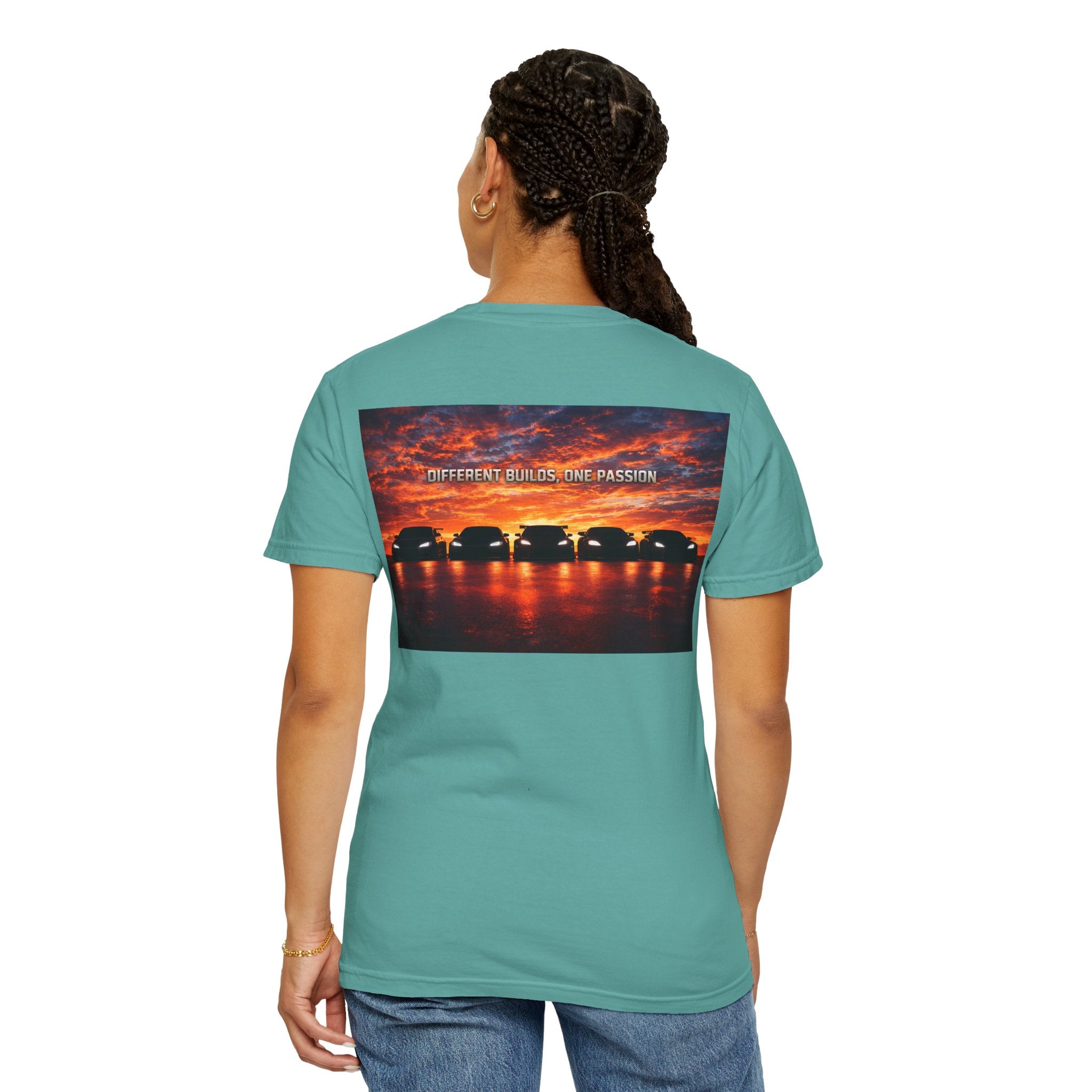 Car Enthusiast T-Shirt — "Different Builds, One Passion" JDM Tuning Tee