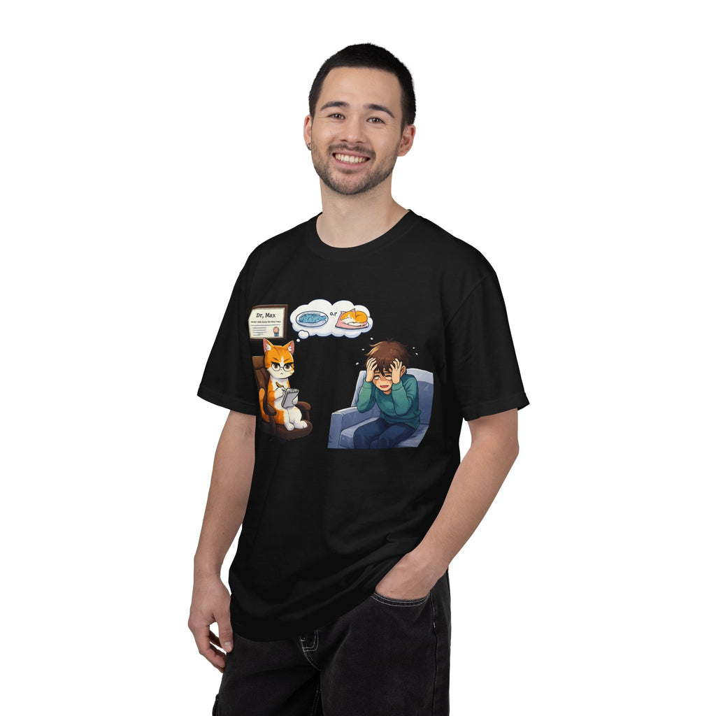 Dr. Max Cat Therapist T-Shirt - Funny Mental Health Humor Gift