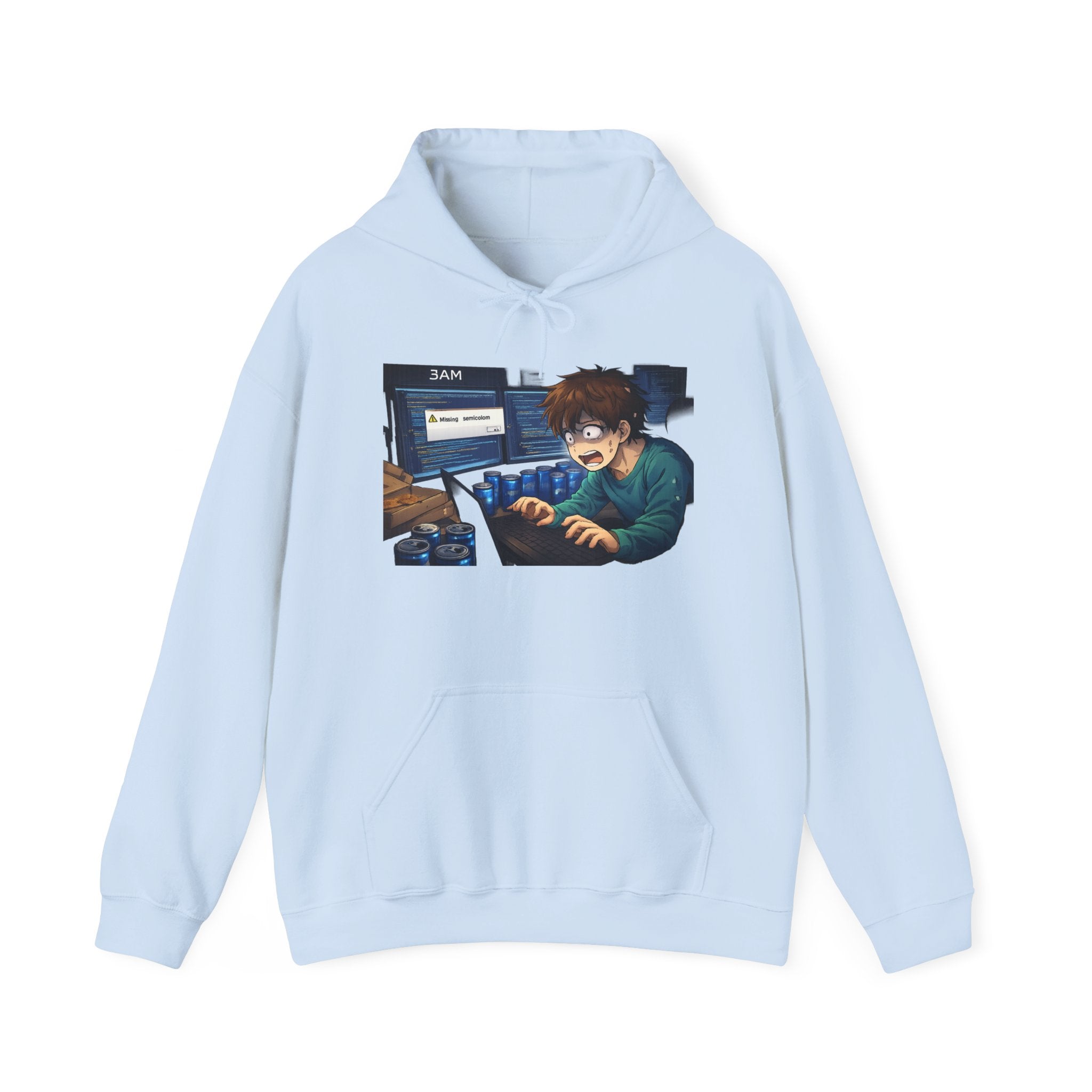 Missing Semicolon 3AM Programmer Hoodie - Developer Humor Gift