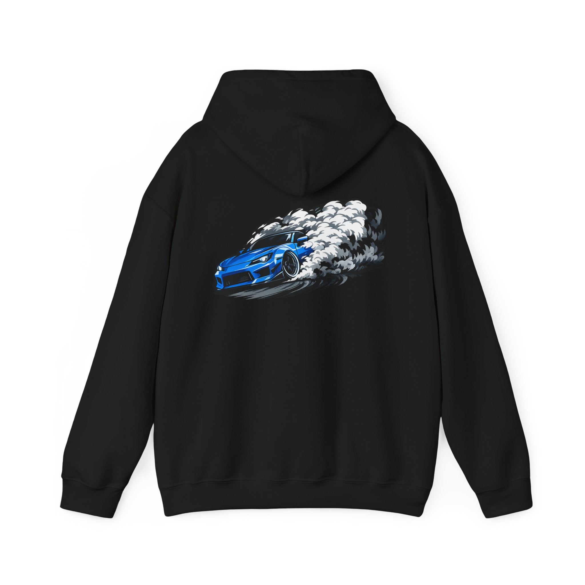 Blue Thunder Drift Hoodie — Blue Drift Car Design (Thunder Edition)