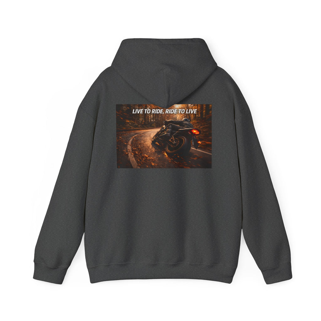 Live To Ride, Ride To Live Hoodie – Autumn Motorcycle Rider Sweatshirt