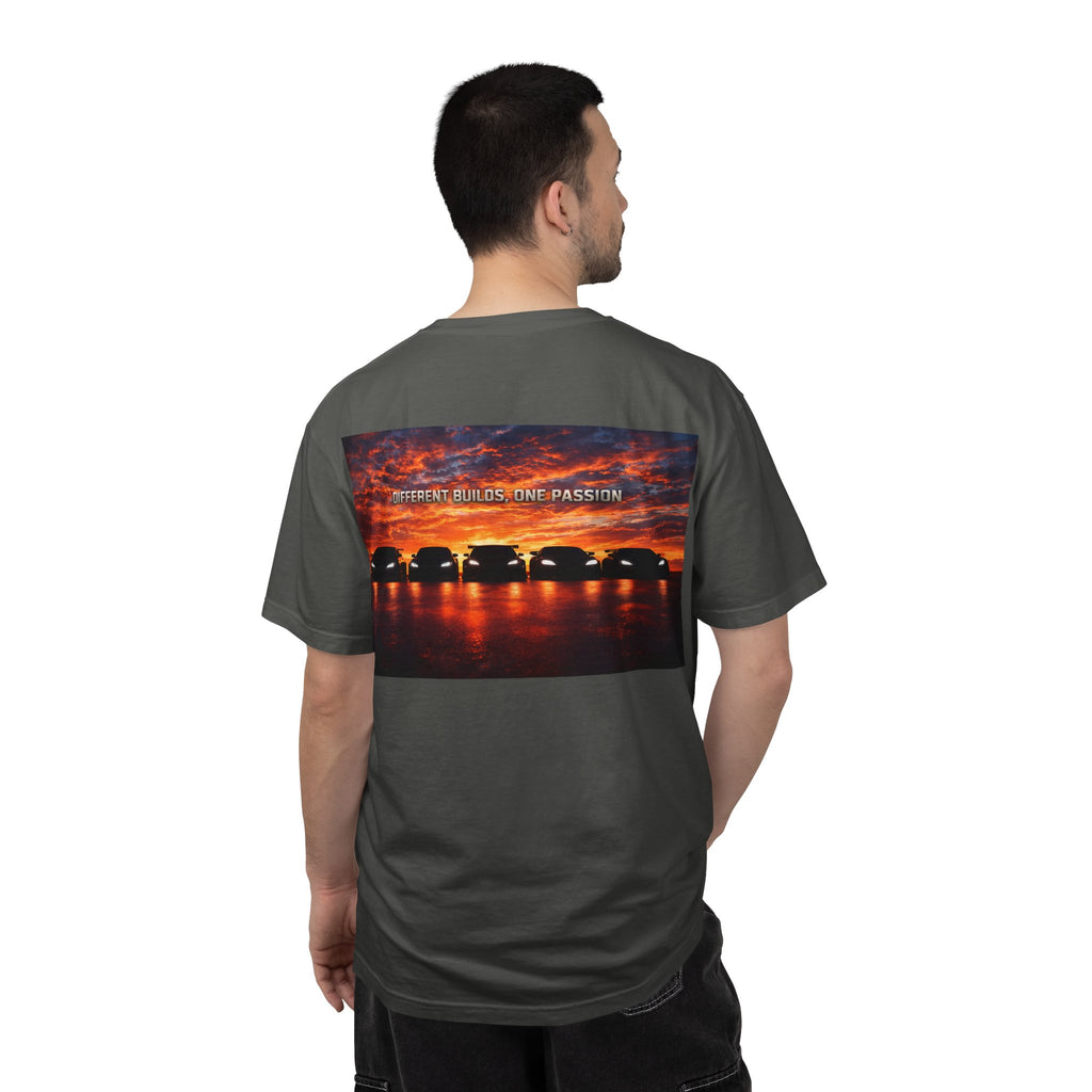 Car Enthusiast T-Shirt — "Different Builds, One Passion" JDM Tuning Tee