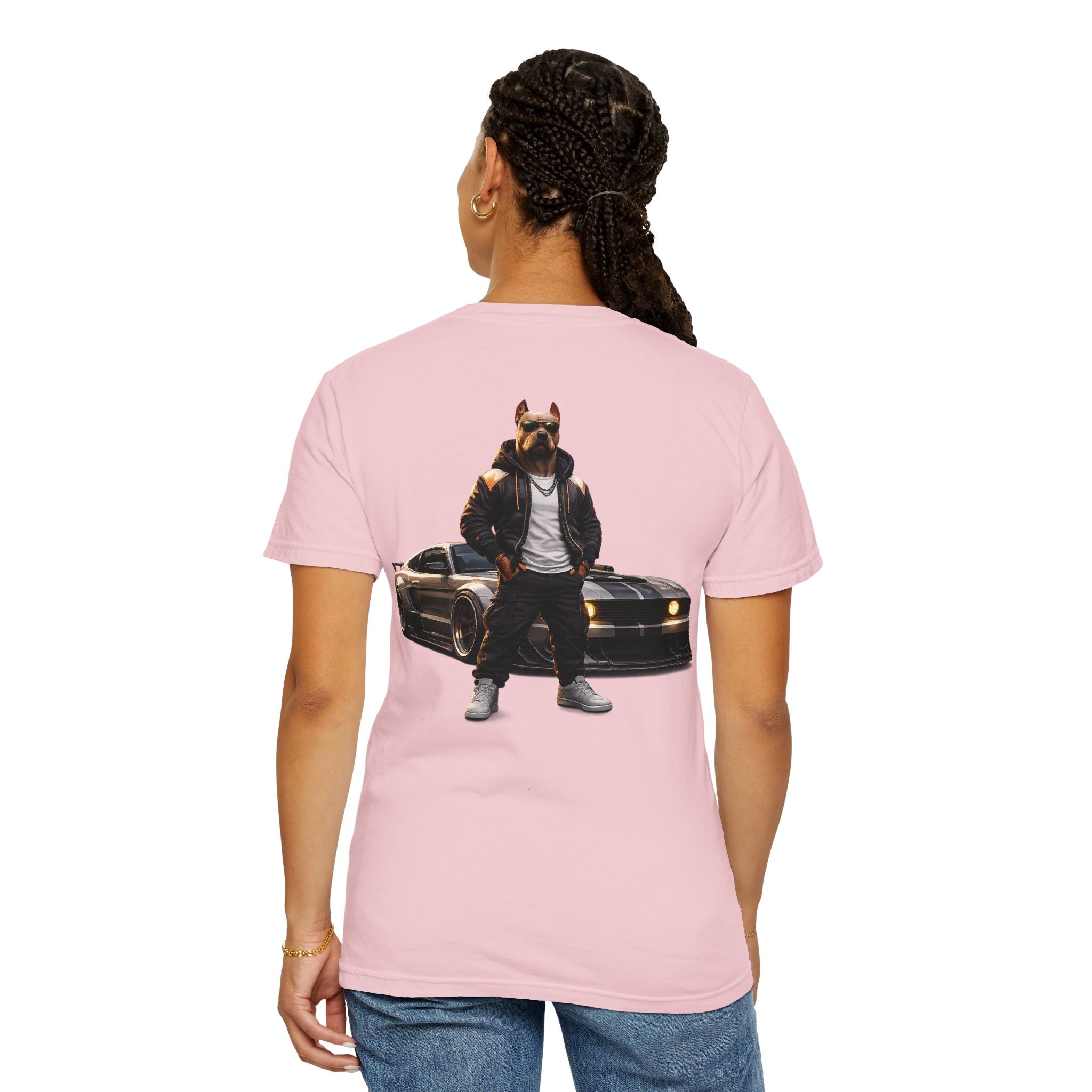 Cool Pitbull Streetwear Custom Widebody Car Streetwear T‑Shirt