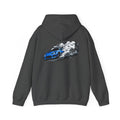 Blue Thunder Drift Hoodie — Blue Drift Car Design (Thunder Edition)