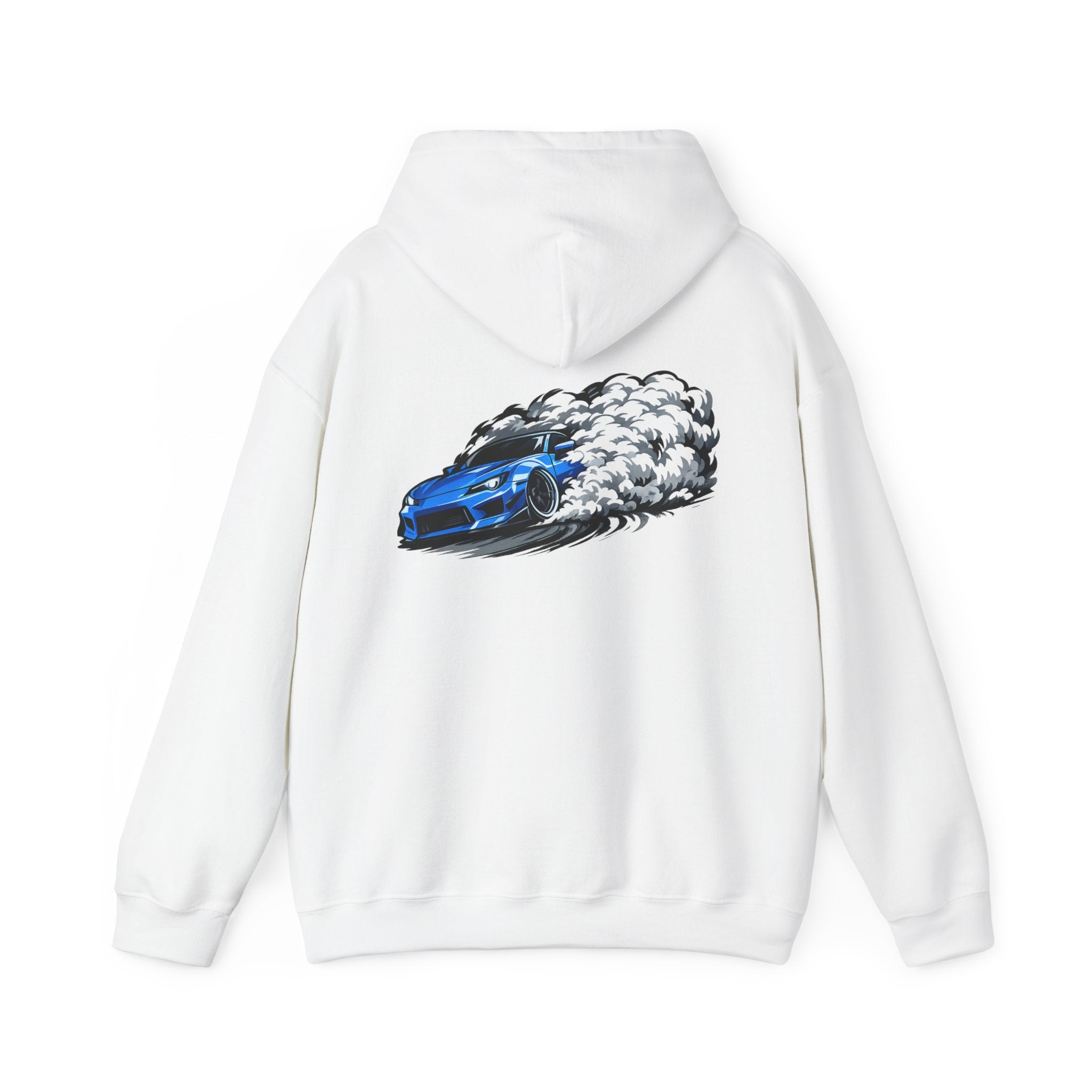 Blue Thunder Drift Hoodie — Blue Drift Car Design (Thunder Edition)