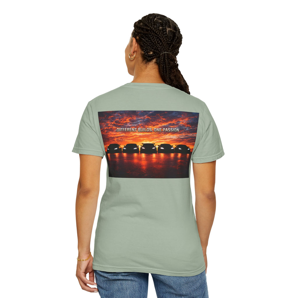 Car Enthusiast T-Shirt — "Different Builds, One Passion" JDM Tuning Tee