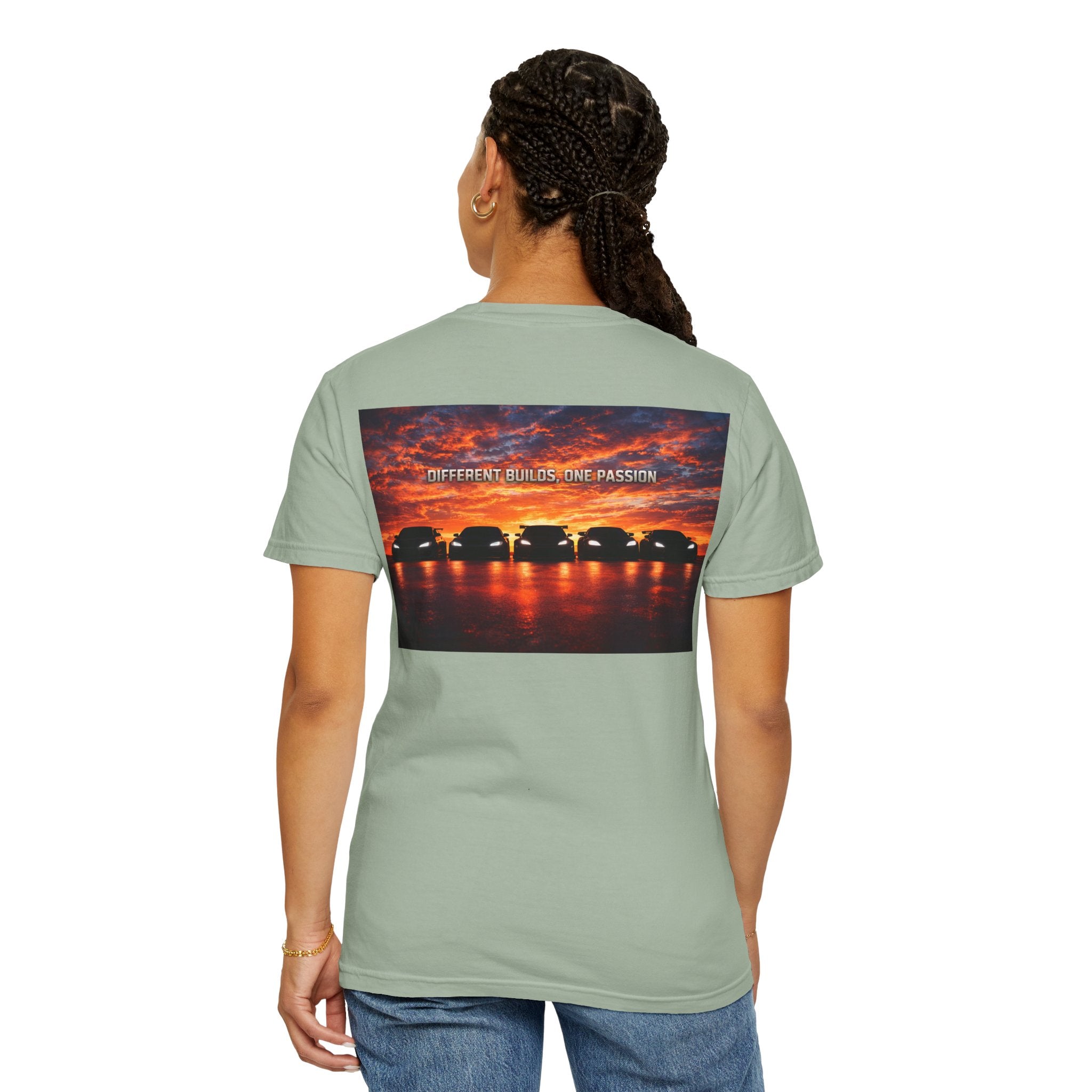 Car Enthusiast T-Shirt — "Different Builds, One Passion" JDM Tuning Tee