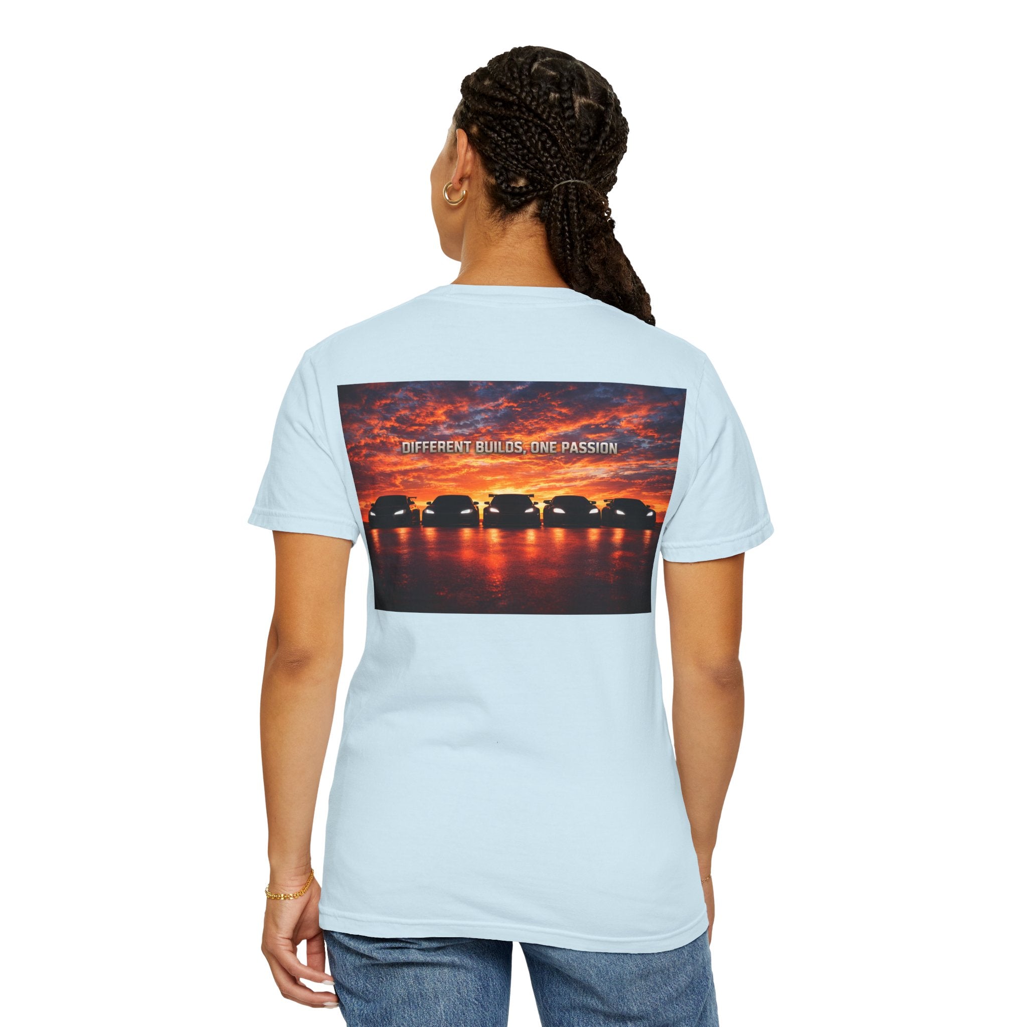 Car Enthusiast T-Shirt — "Different Builds, One Passion" JDM Tuning Tee