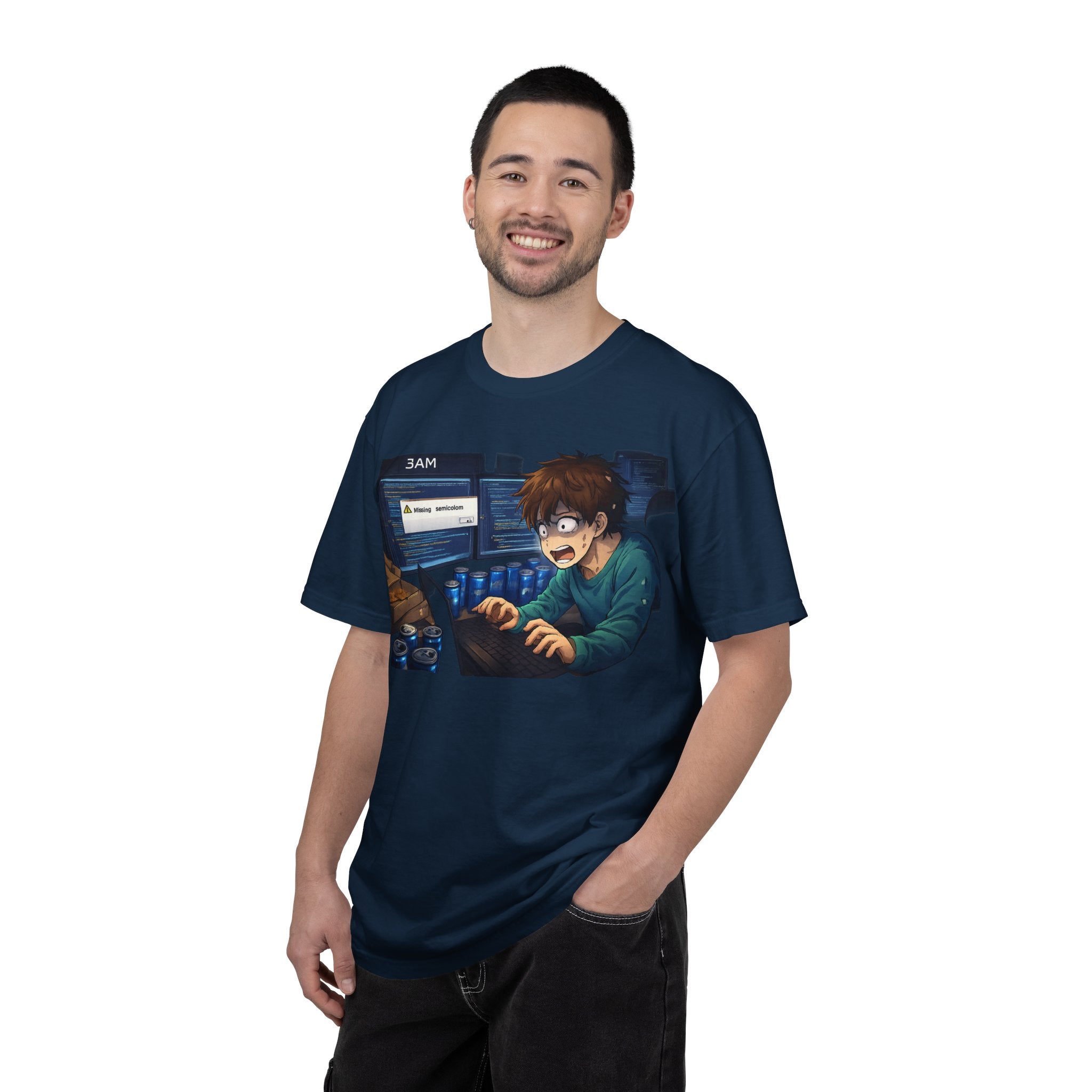 Missing Semicolon 3AM Programmer T-Shirt - Developer Humor Gift