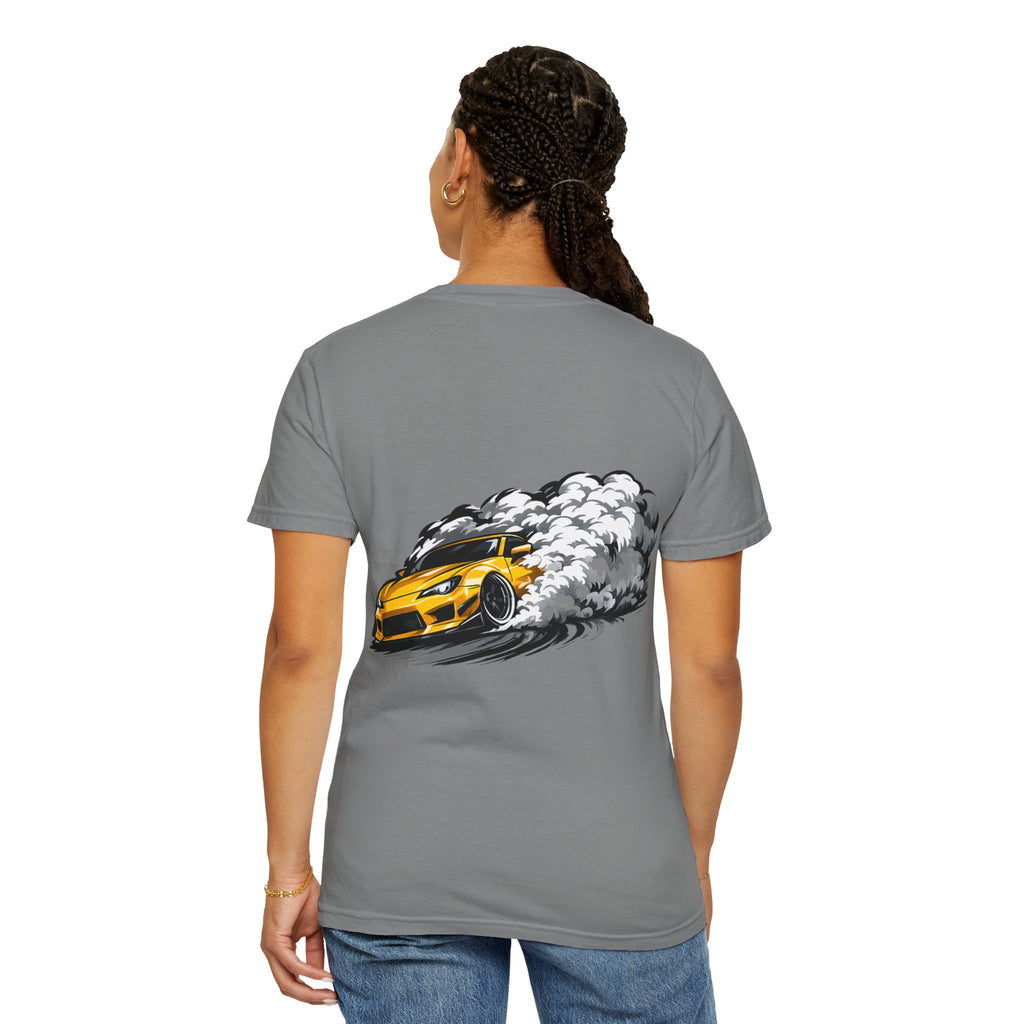 Golden Drift Yellow Car T-Shirt