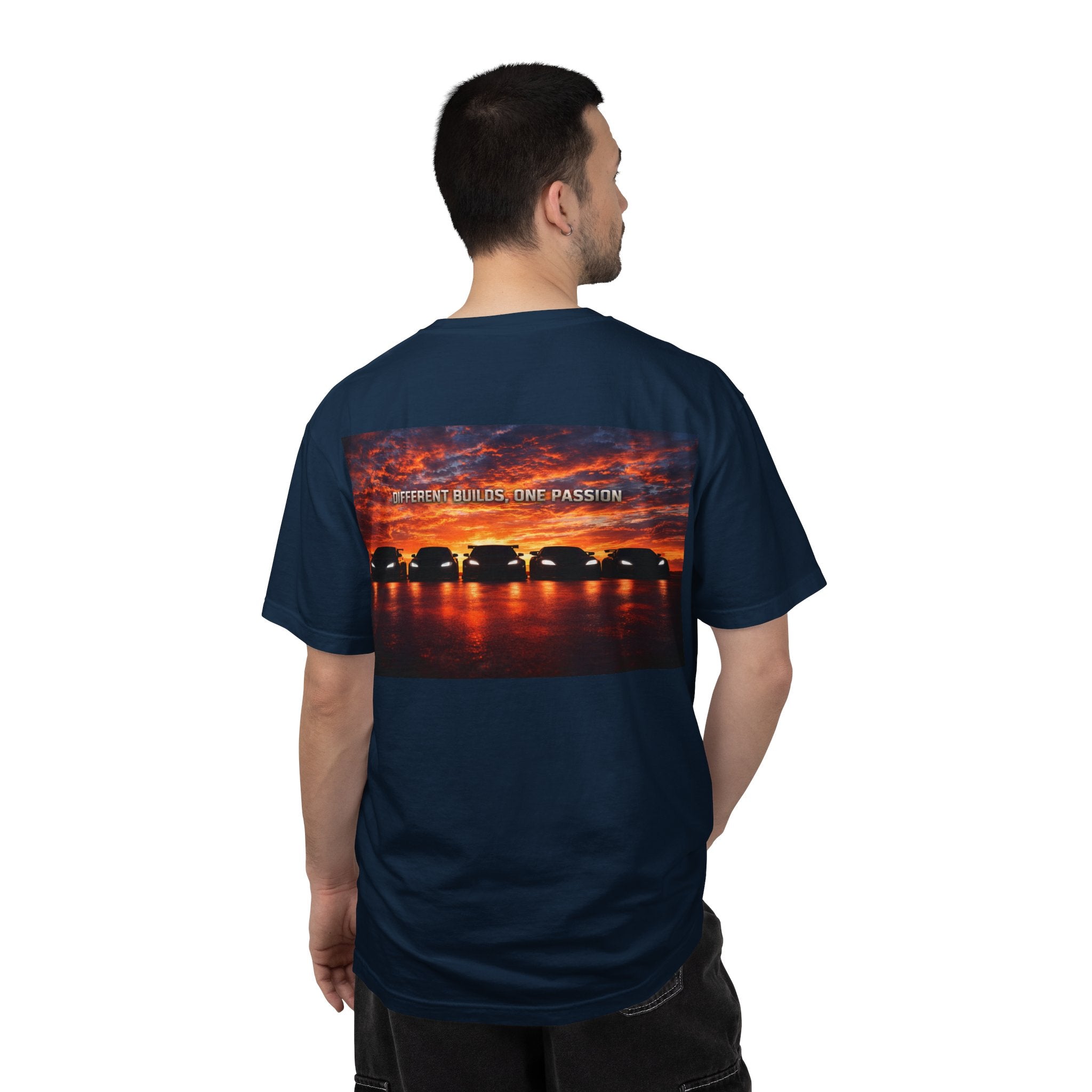 Car Enthusiast T-Shirt — "Different Builds, One Passion" JDM Tuning Tee