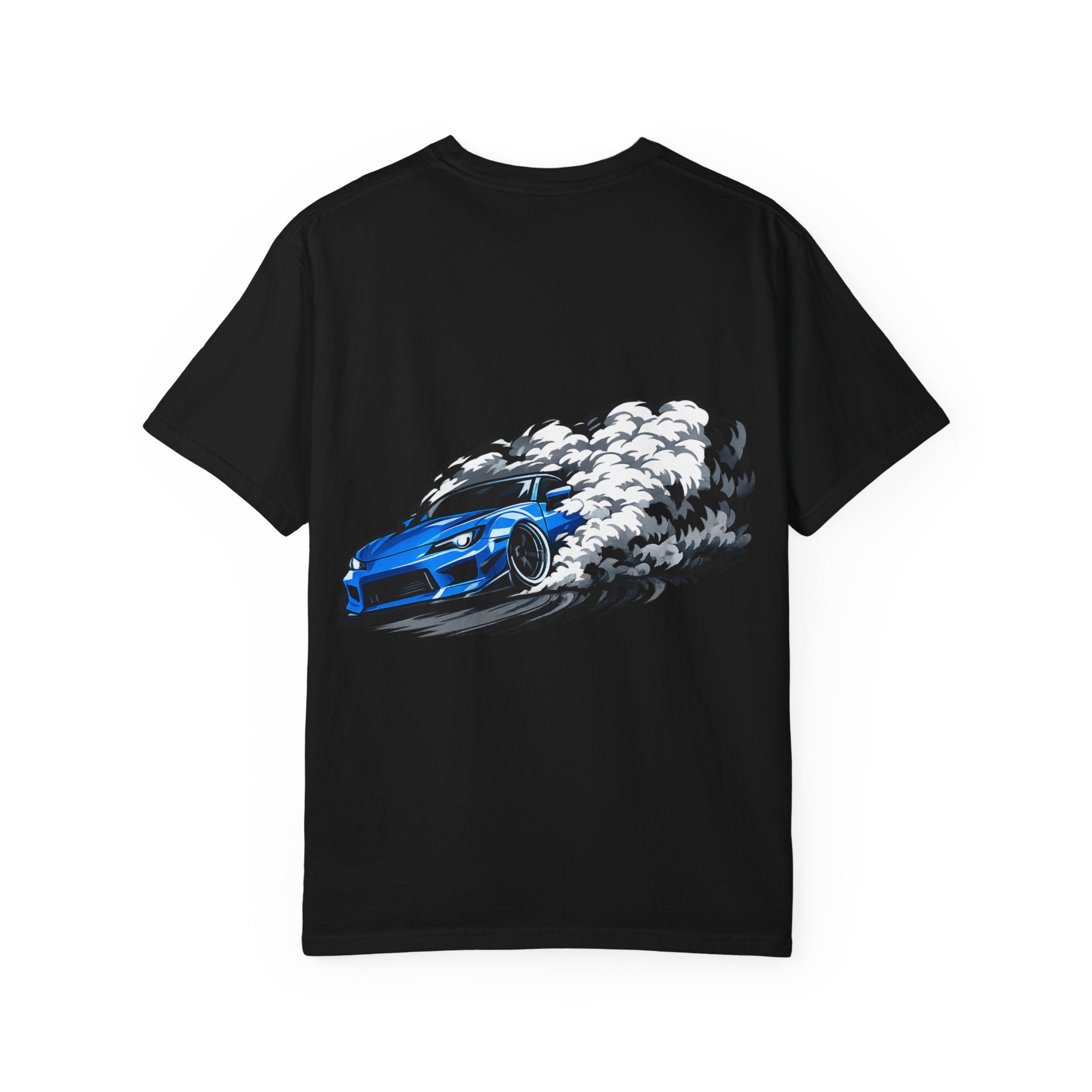 Blue Thunder Drift T-Shirt — Blue Drift Car Design