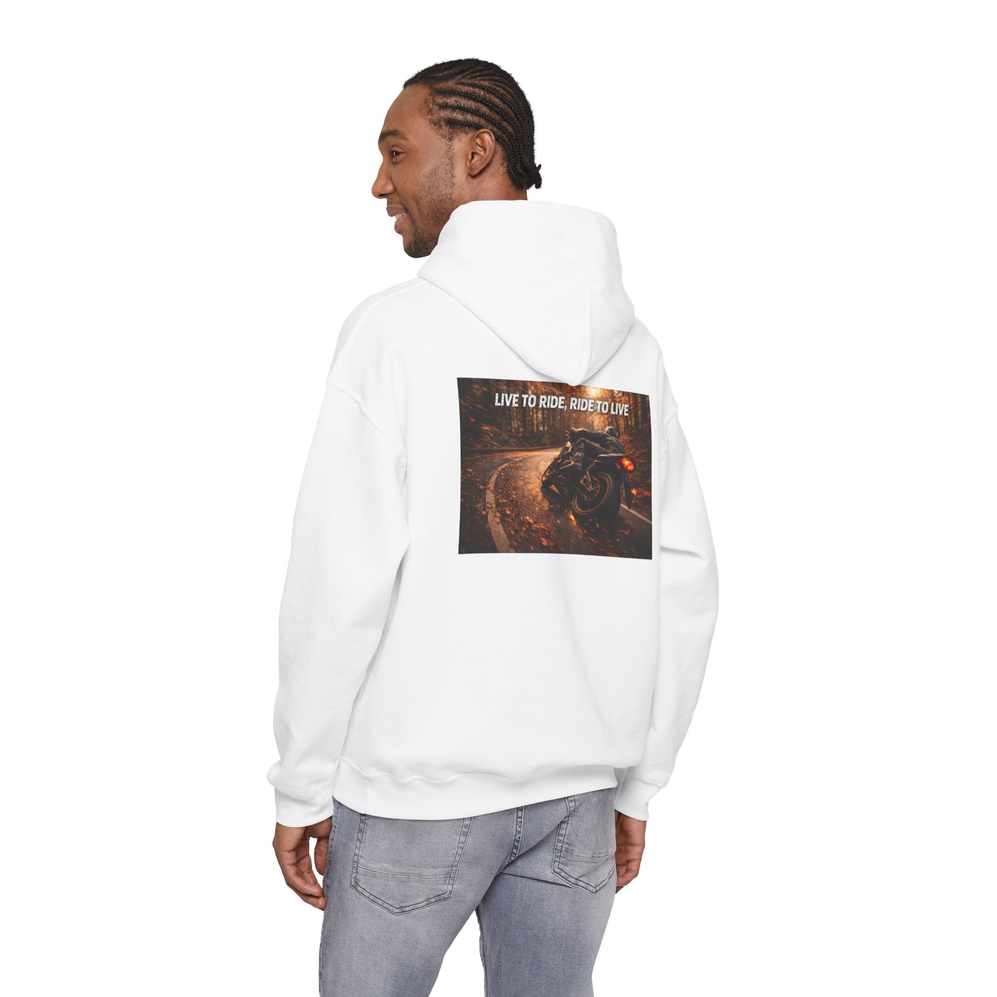 Live To Ride, Ride To Live Hoodie – Autumn Motorcycle Rider Sweatshirt