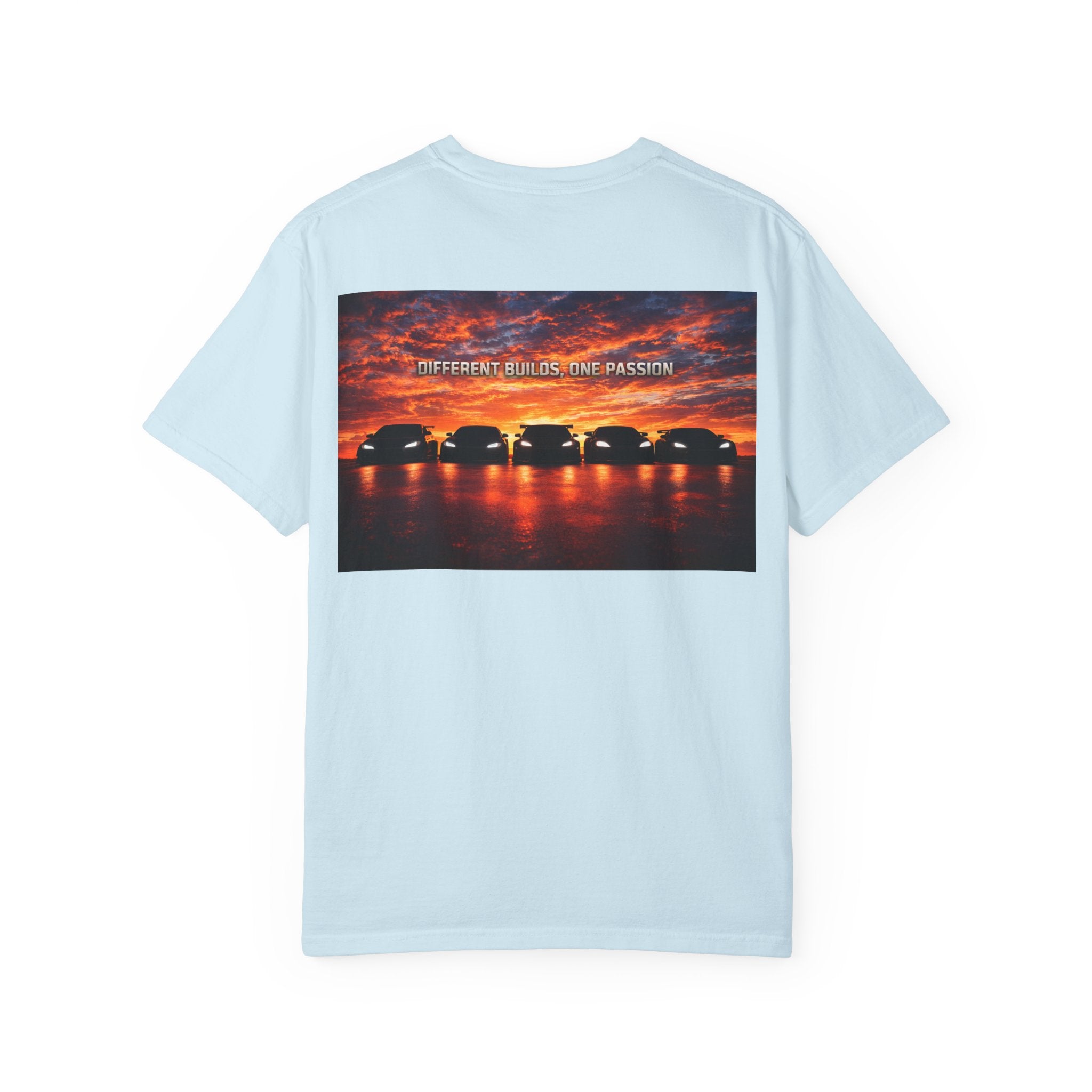 Car Enthusiast T-Shirt — "Different Builds, One Passion" JDM Tuning Tee
