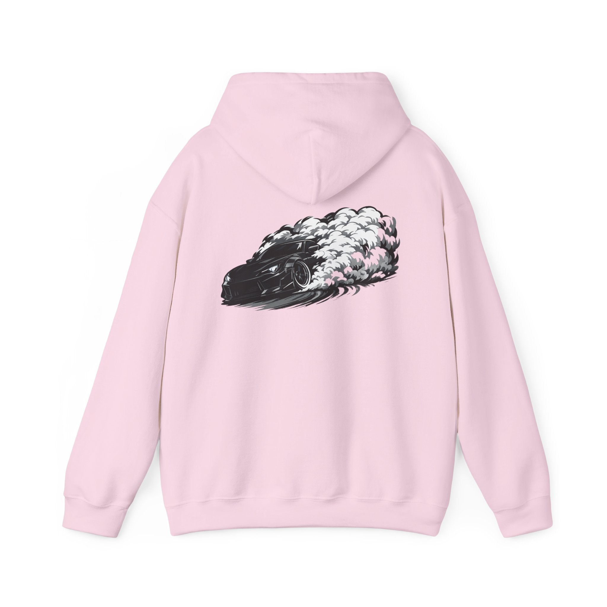 Shadow Drift Black Car Hoodie — Wide-Body Drift Design