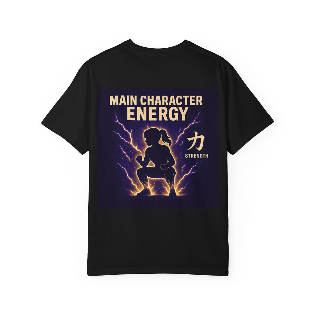 Main Character Energy Women’s Anime Gym T-Shirt — Strength (力)
