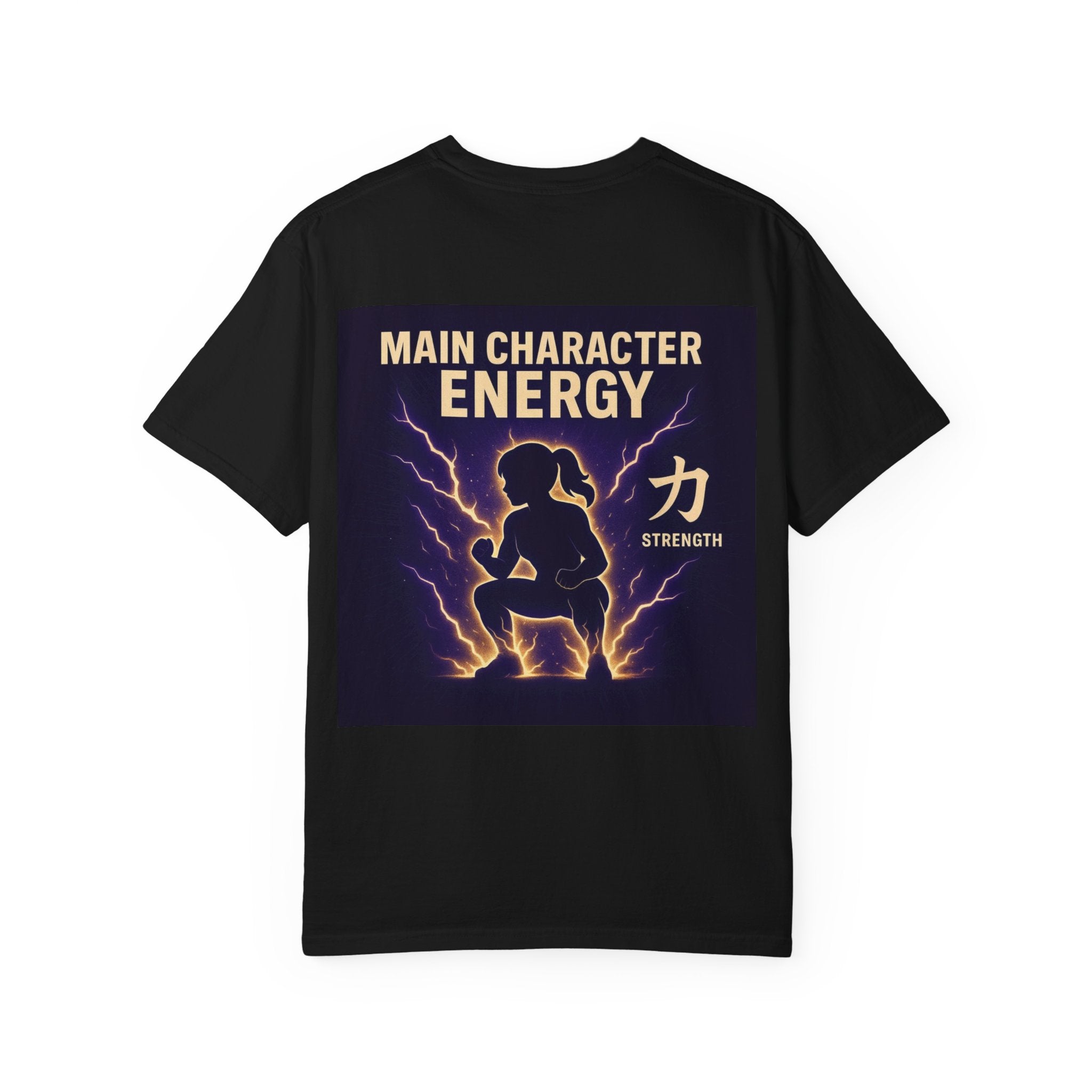Main Character Energy Women’s Anime Gym T-Shirt — Strength (力)