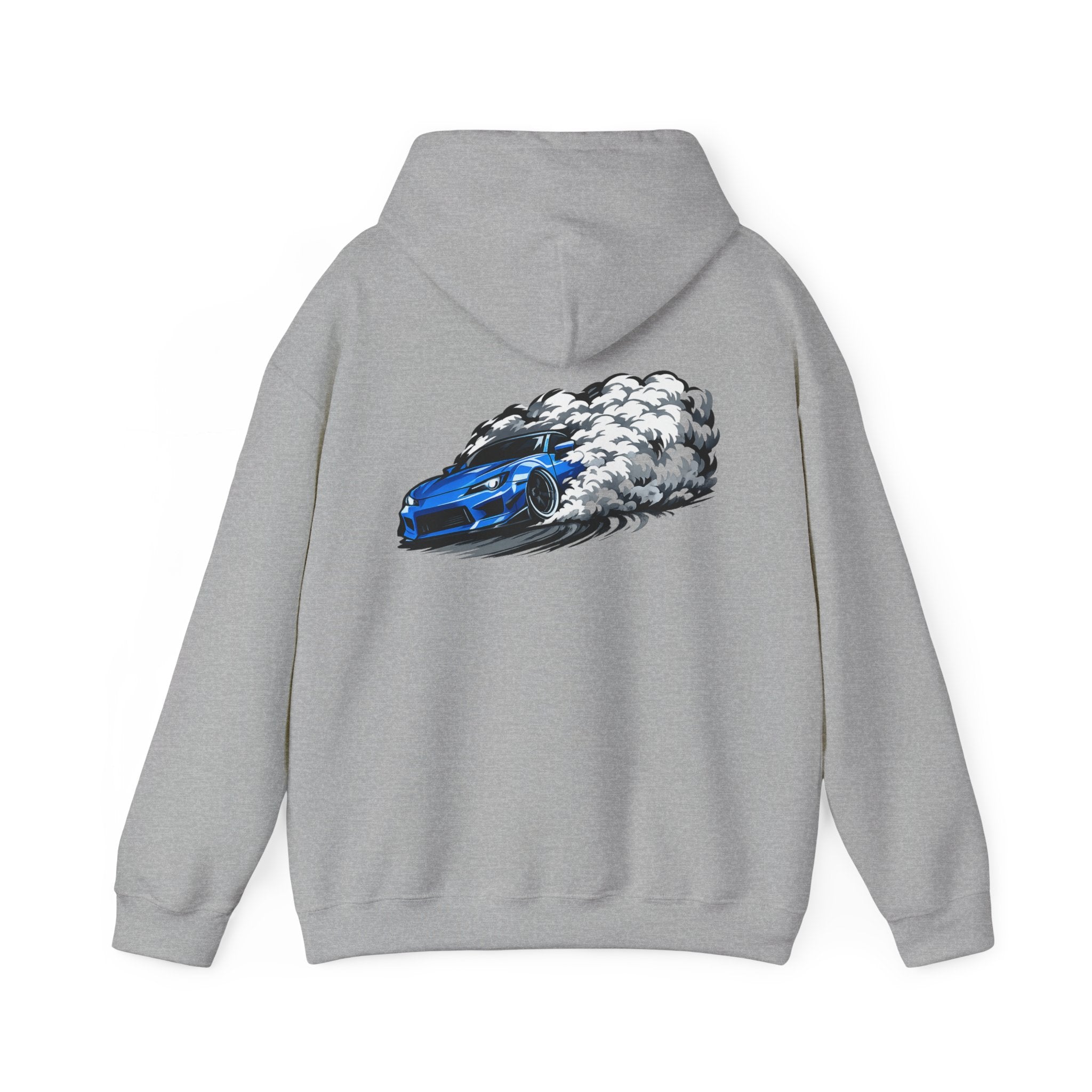 Blue Thunder Drift Hoodie — Blue Drift Car Design (Thunder Edition)