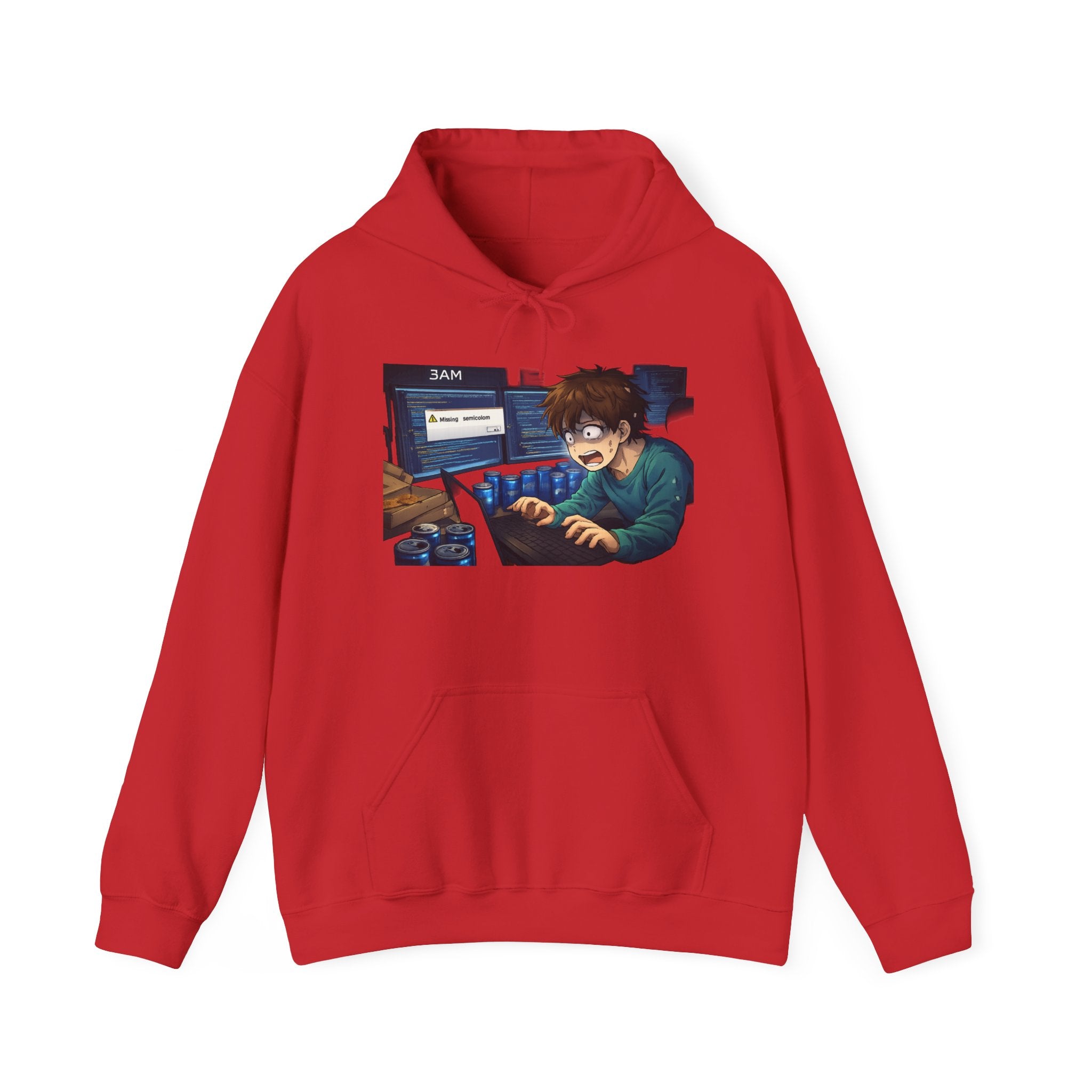Missing Semicolon 3AM Programmer Hoodie - Developer Humor Gift
