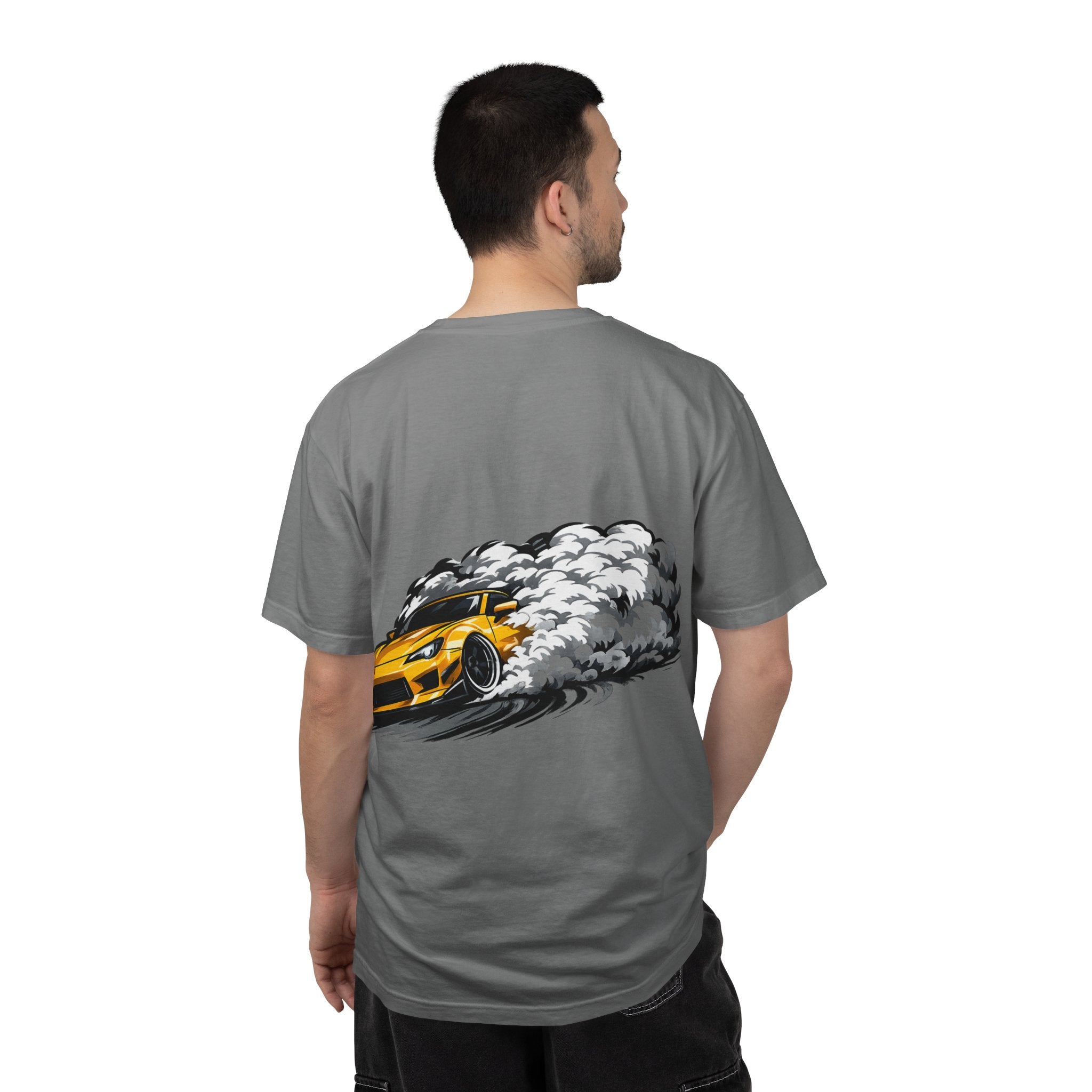 Golden Drift Yellow Car T-Shirt