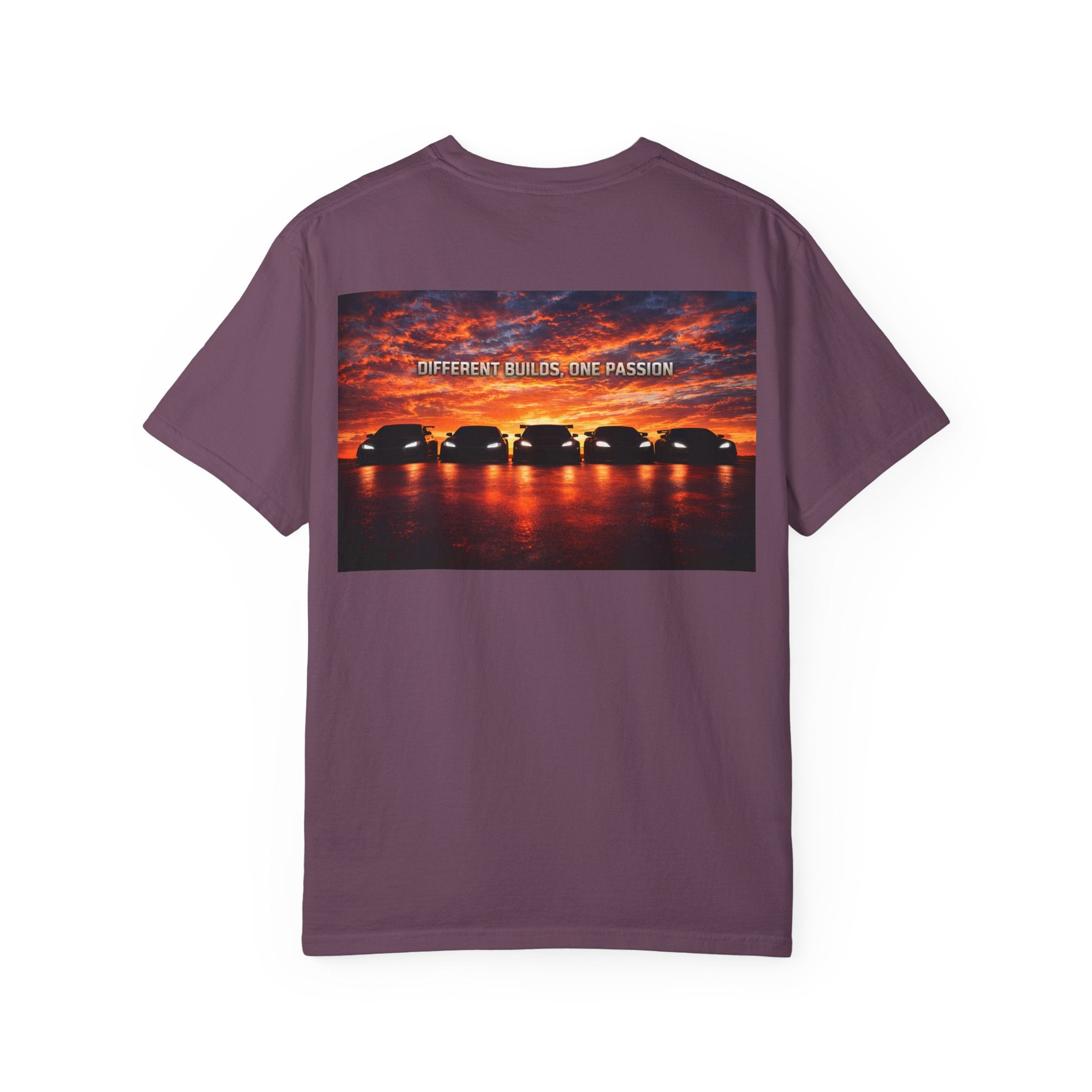 Car Enthusiast T-Shirt — "Different Builds, One Passion" JDM Tuning Tee