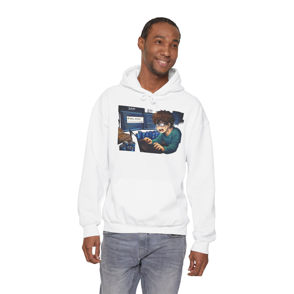 Missing Semicolon 3AM Programmer Hoodie - Developer Humor Gift