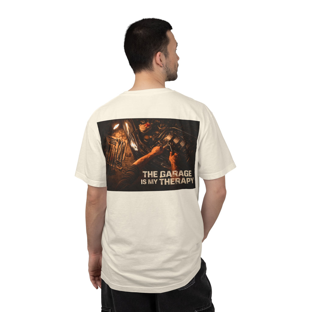 The Garage Is My Therapy T-Shirt - Mechanic Car Enthusiast Gift Version 2