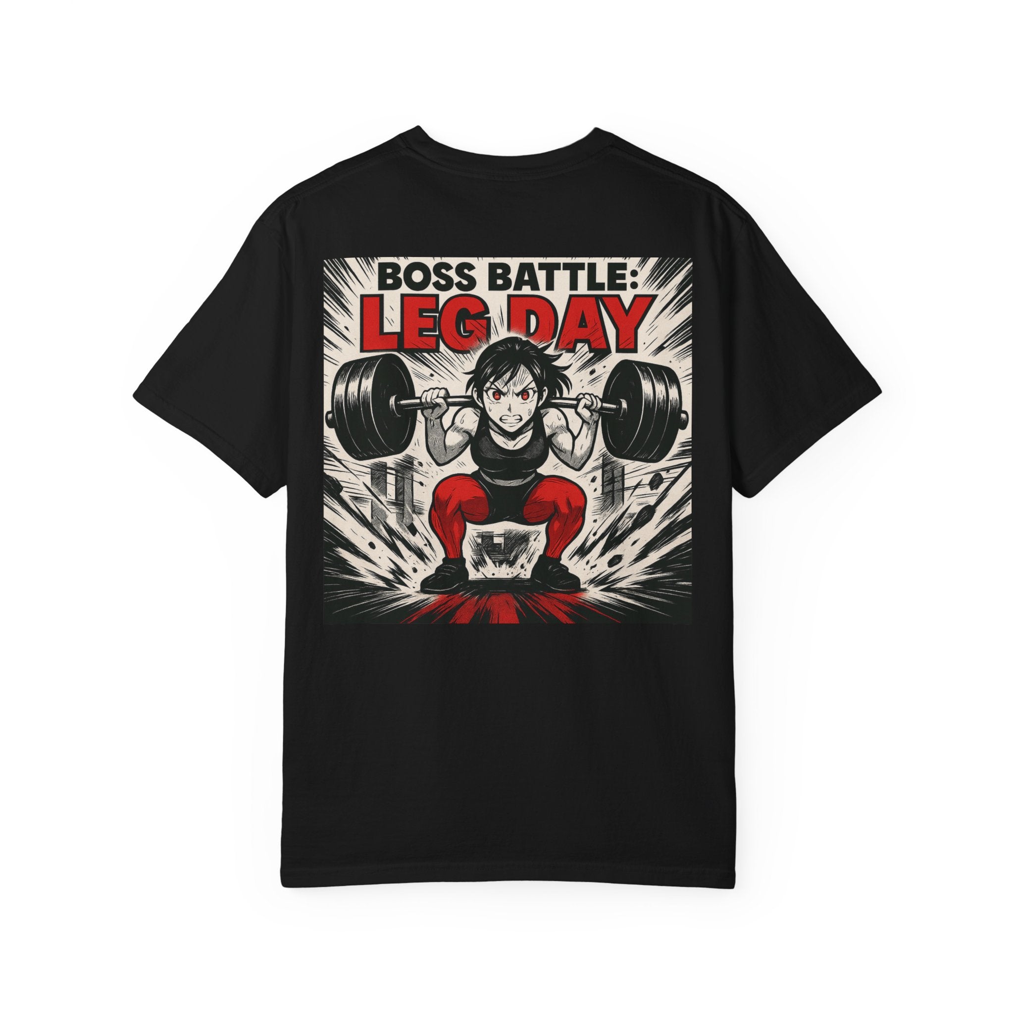 Boss Battle: Leg Day — Anime Female Gym T-Shirt
