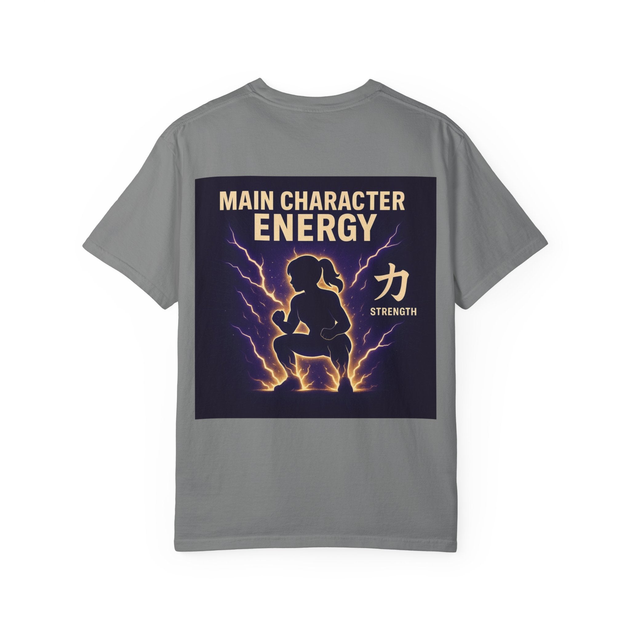 Main Character Energy Women’s Anime Gym T-Shirt — Strength (力)