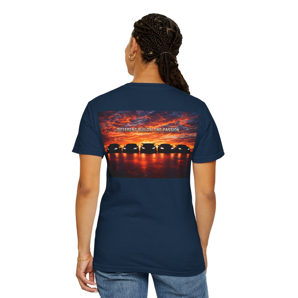 Car Enthusiast T-Shirt — "Different Builds, One Passion" JDM Tuning Tee