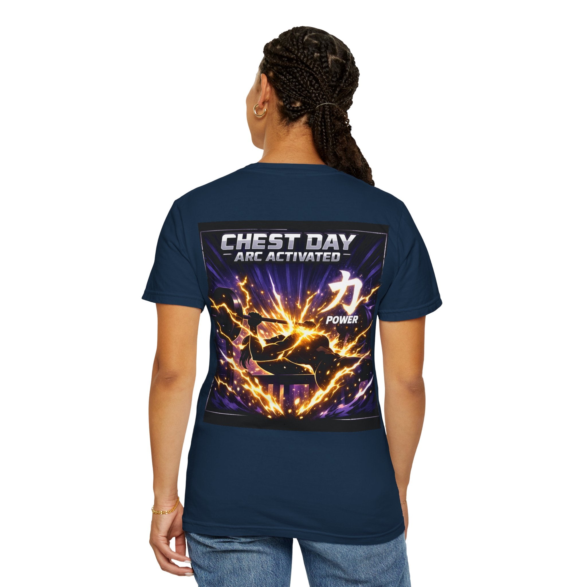 Chest Day Arc Activated Women’s Barbell Power T-Shirt