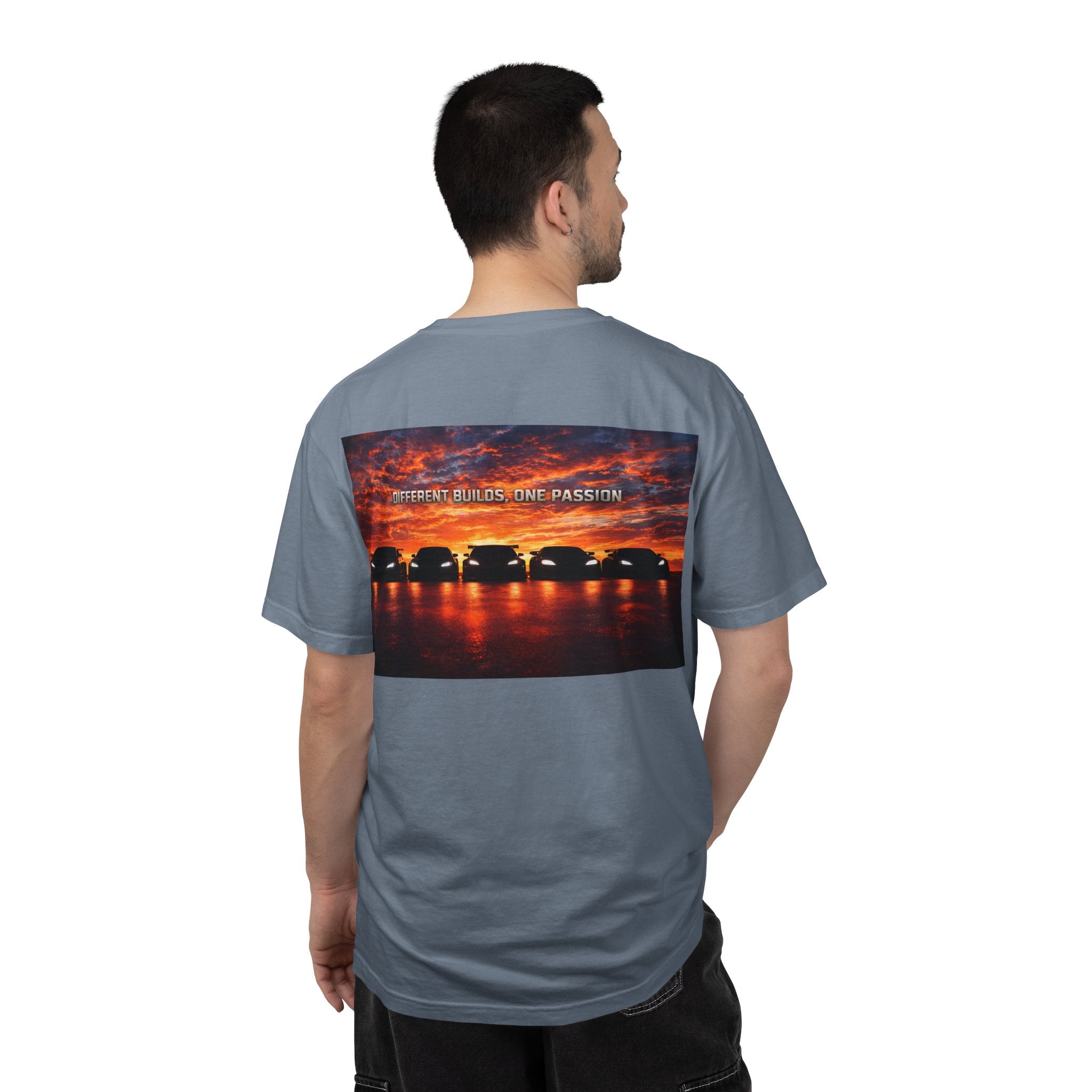 Car Enthusiast T-Shirt — "Different Builds, One Passion" JDM Tuning Tee