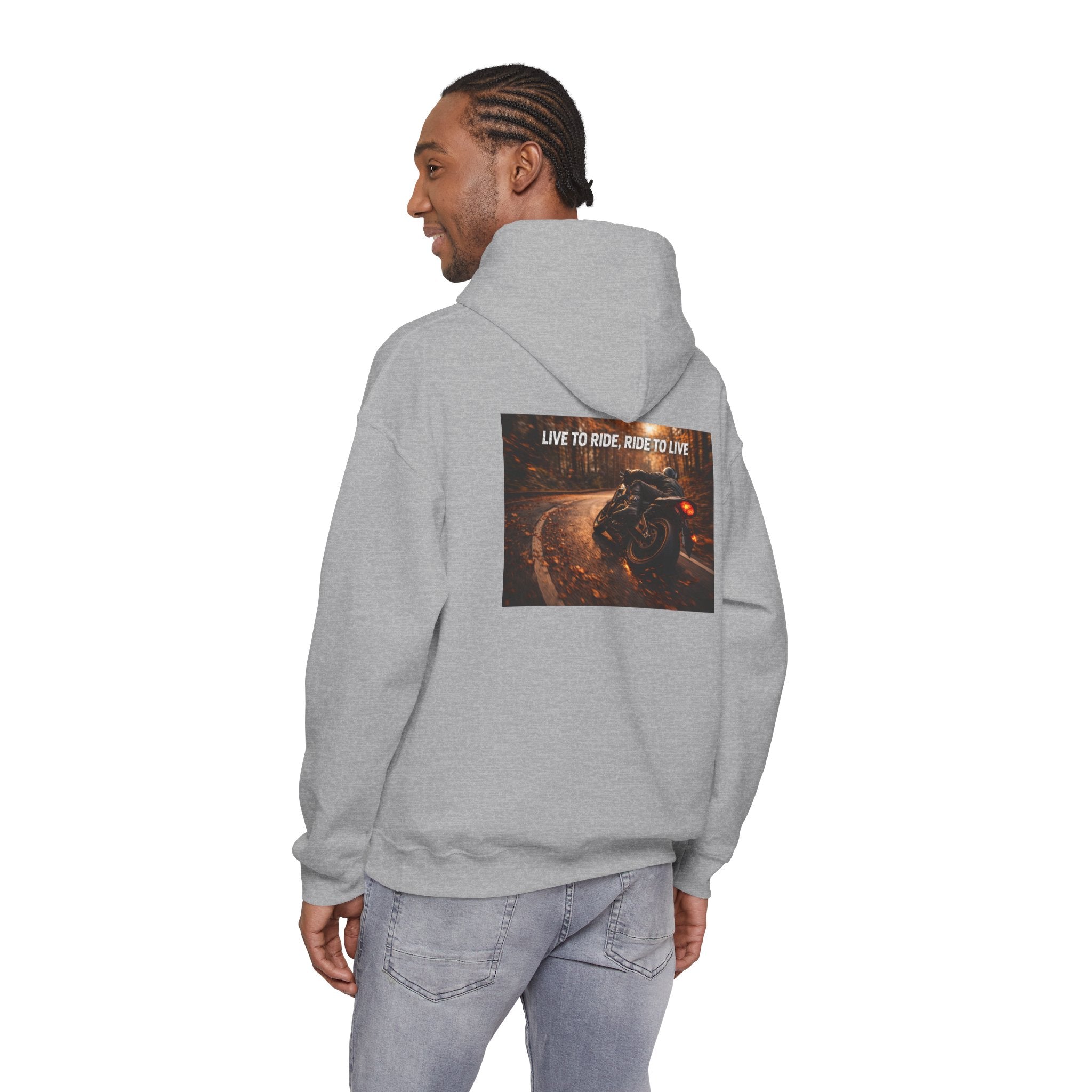 Live To Ride, Ride To Live Hoodie – Autumn Motorcycle Rider Sweatshirt