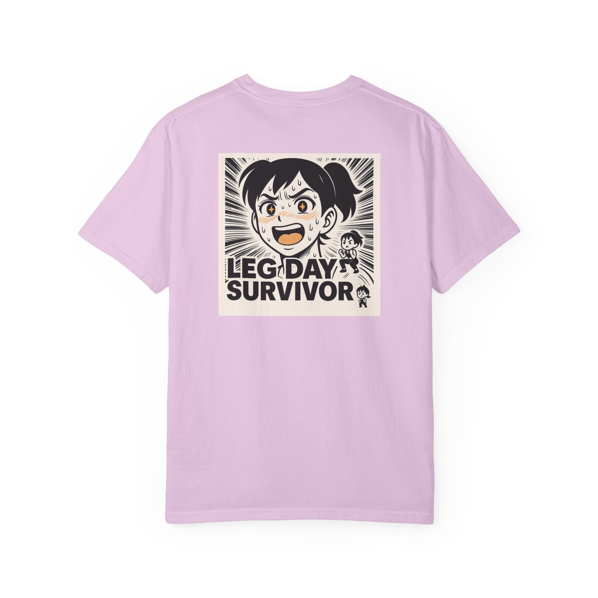 Leg Day Survivor Women’s Shirt - Funny Gym Workout Anime Fitness T-Shirt