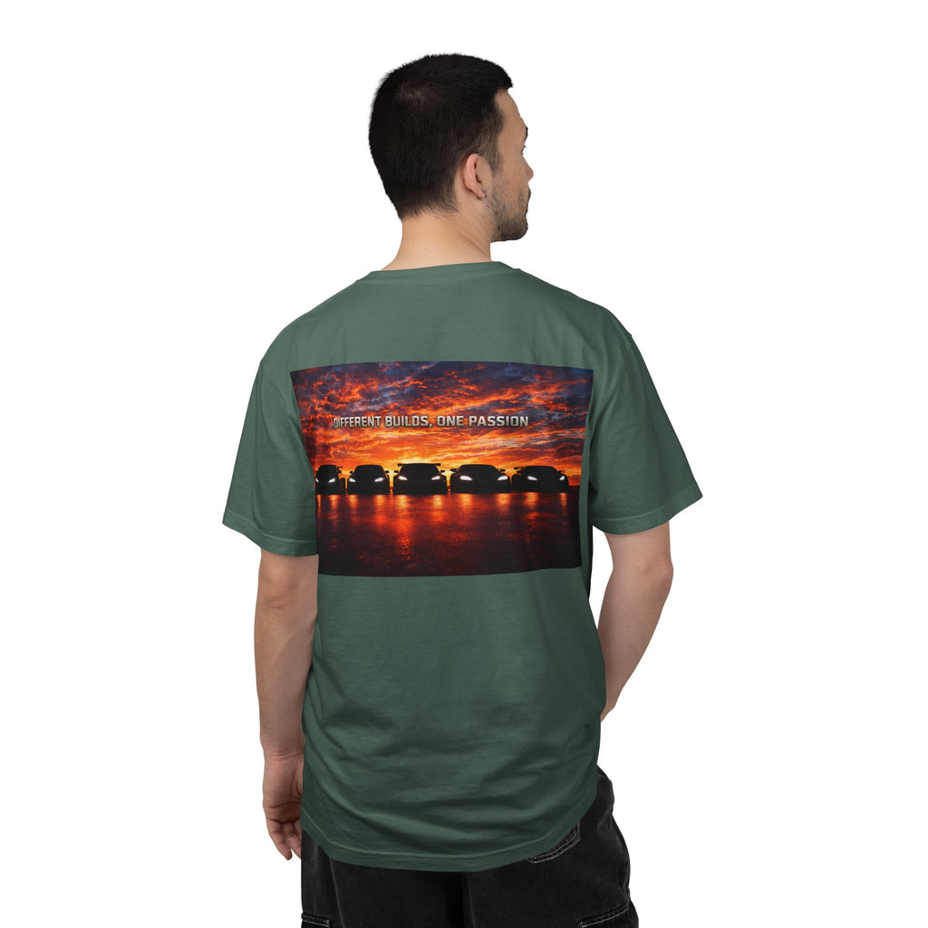 Car Enthusiast T-Shirt — "Different Builds, One Passion" JDM Tuning Tee