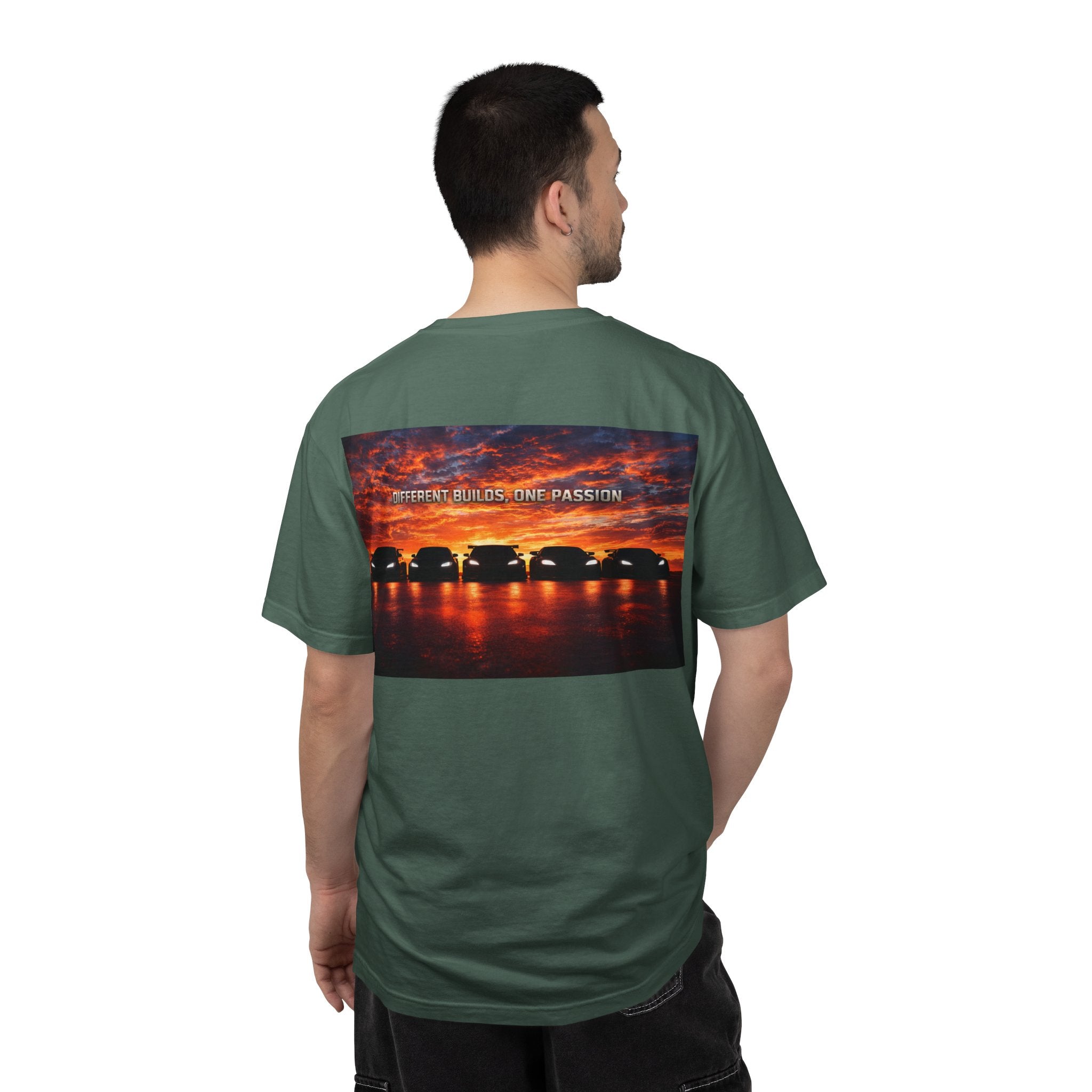 Car Enthusiast T-Shirt — "Different Builds, One Passion" JDM Tuning Tee