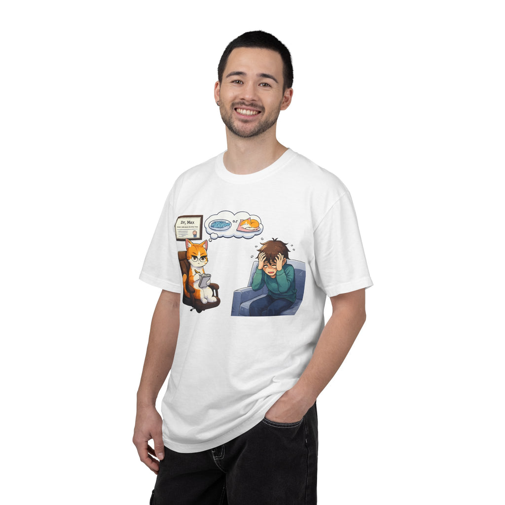 Dr. Max Cat Therapist T-Shirt - Funny Mental Health Humor Gift