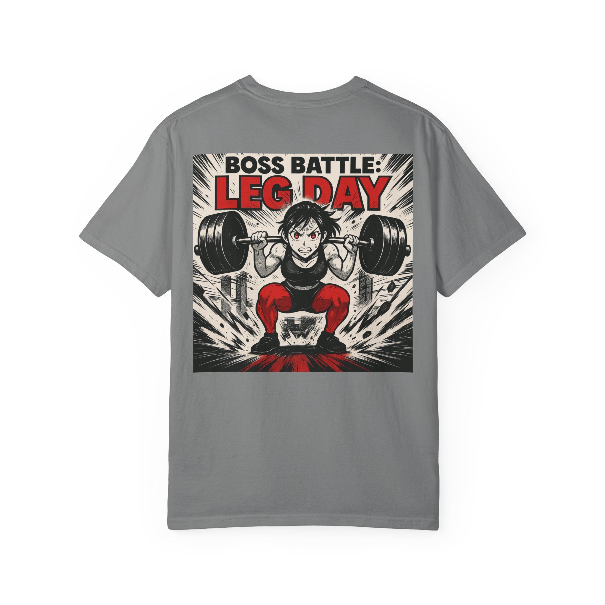 Boss Battle: Leg Day — Anime Female Gym T-Shirt