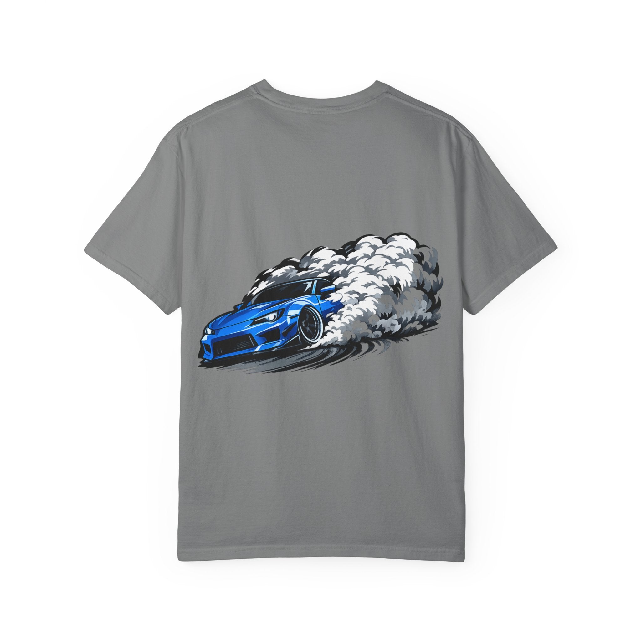 Blue Thunder Drift T-Shirt — Blue Drift Car Design
